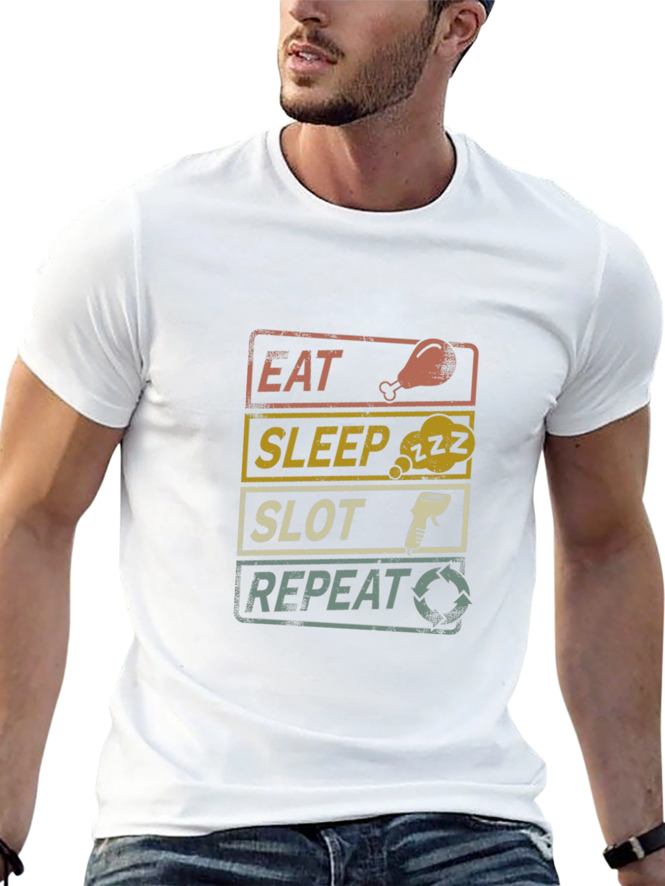 Eat Sleep Slot Repeat T-Shirt