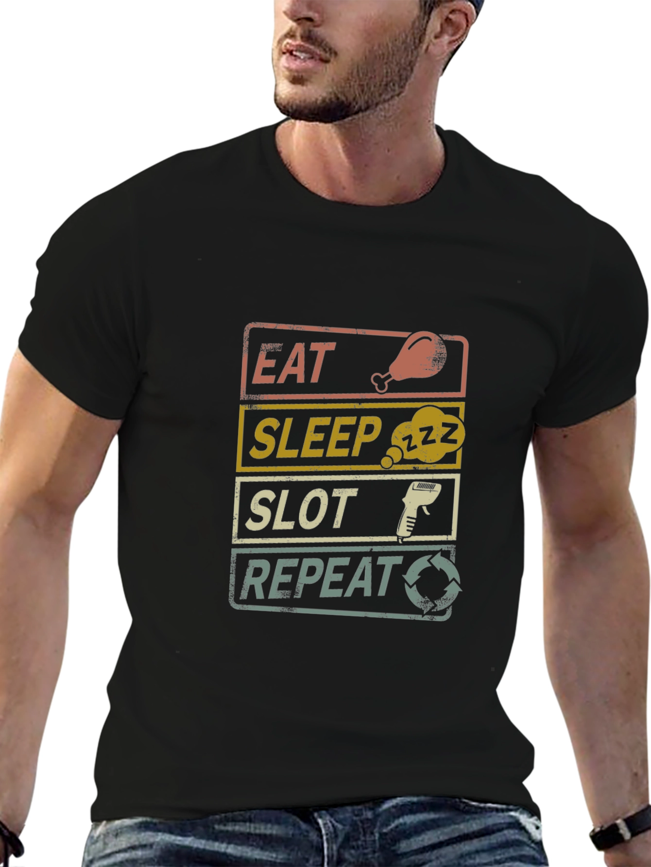 Eat Sleep Slot Repeat T-Shirt