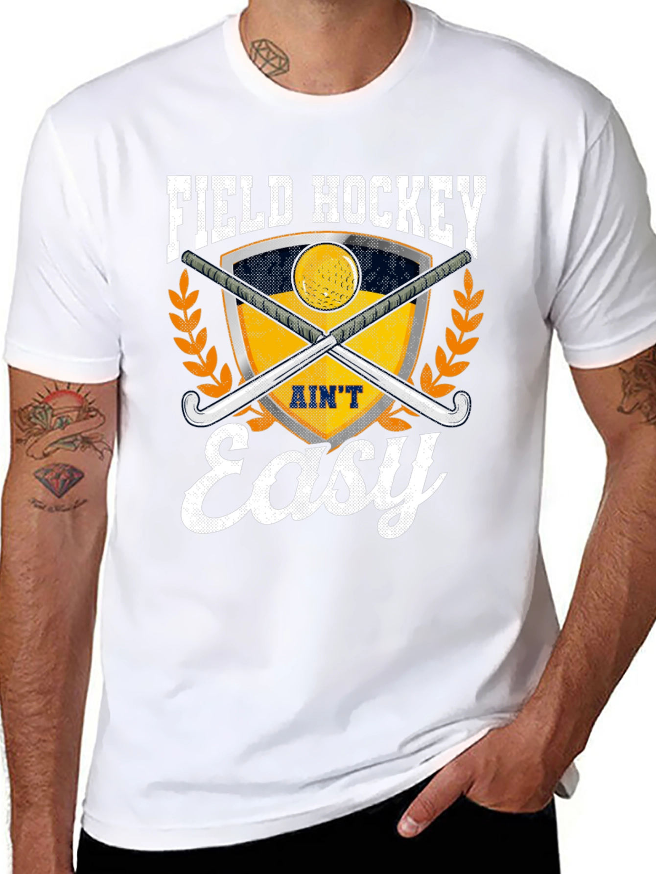 Field Hockey Aint Easy T-Shirt - Sporty Tee