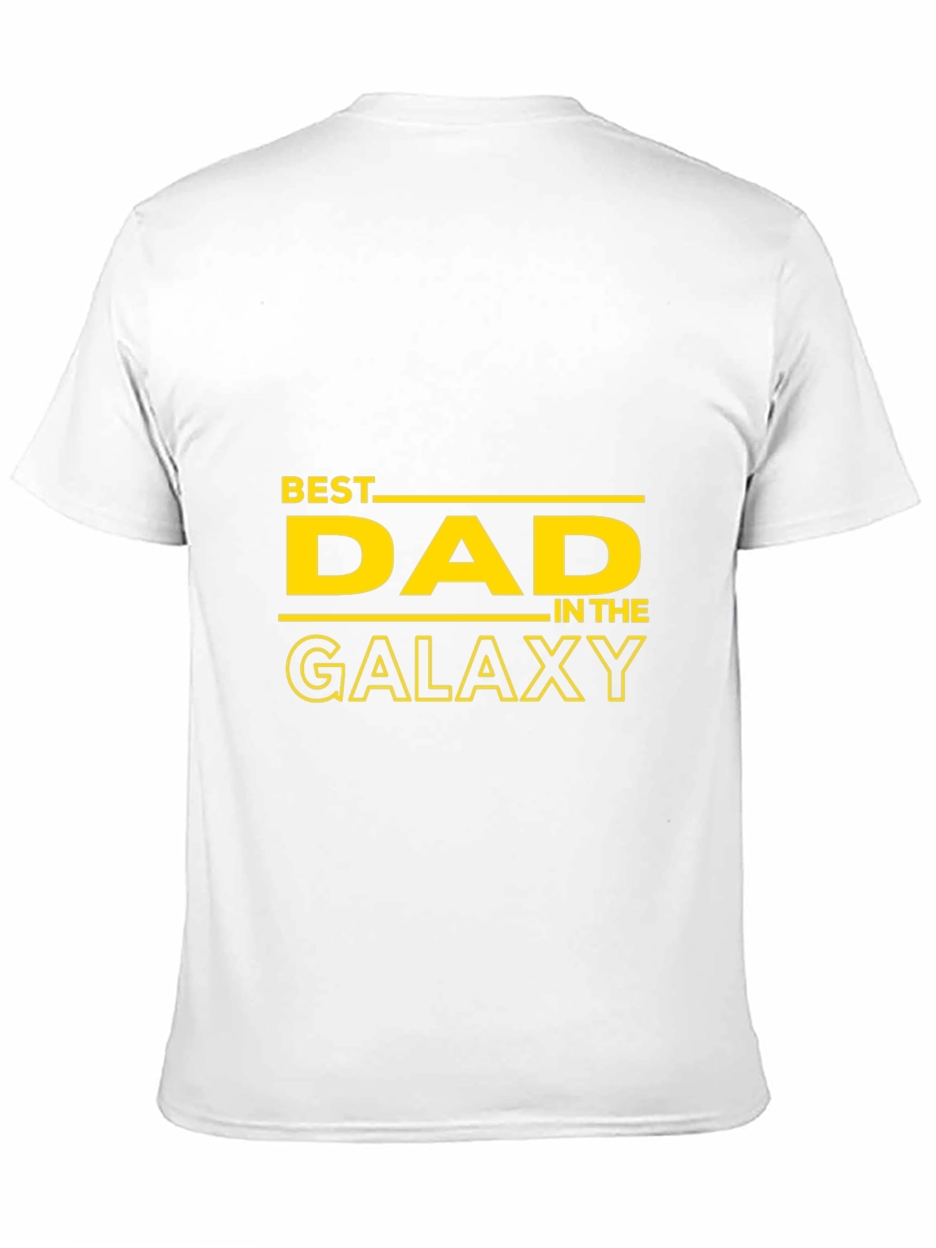 Best Dad in the Galaxy Black T-Shirt