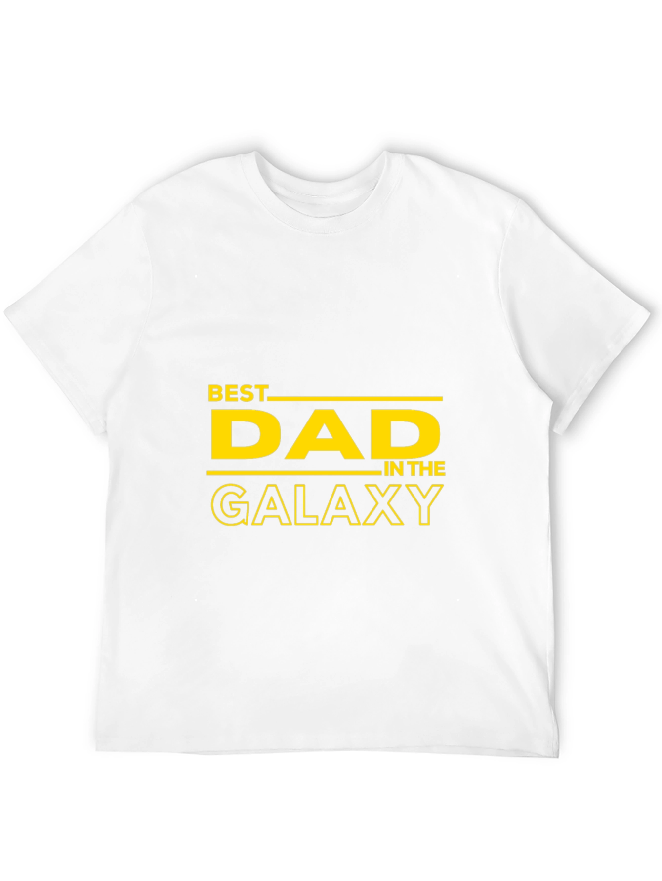 Best Dad in the Galaxy Black T-Shirt
