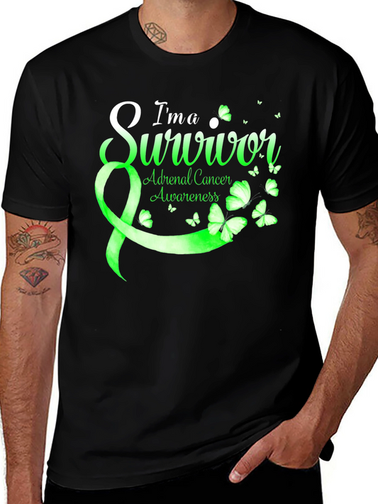 Adrenal Cancer Awareness Survivor T-Shirt
