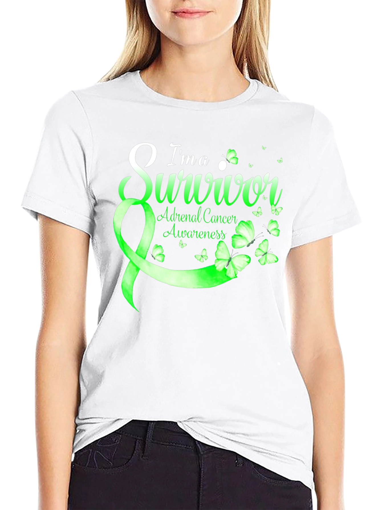 Adrenal Cancer Awareness Survivor T-Shirt