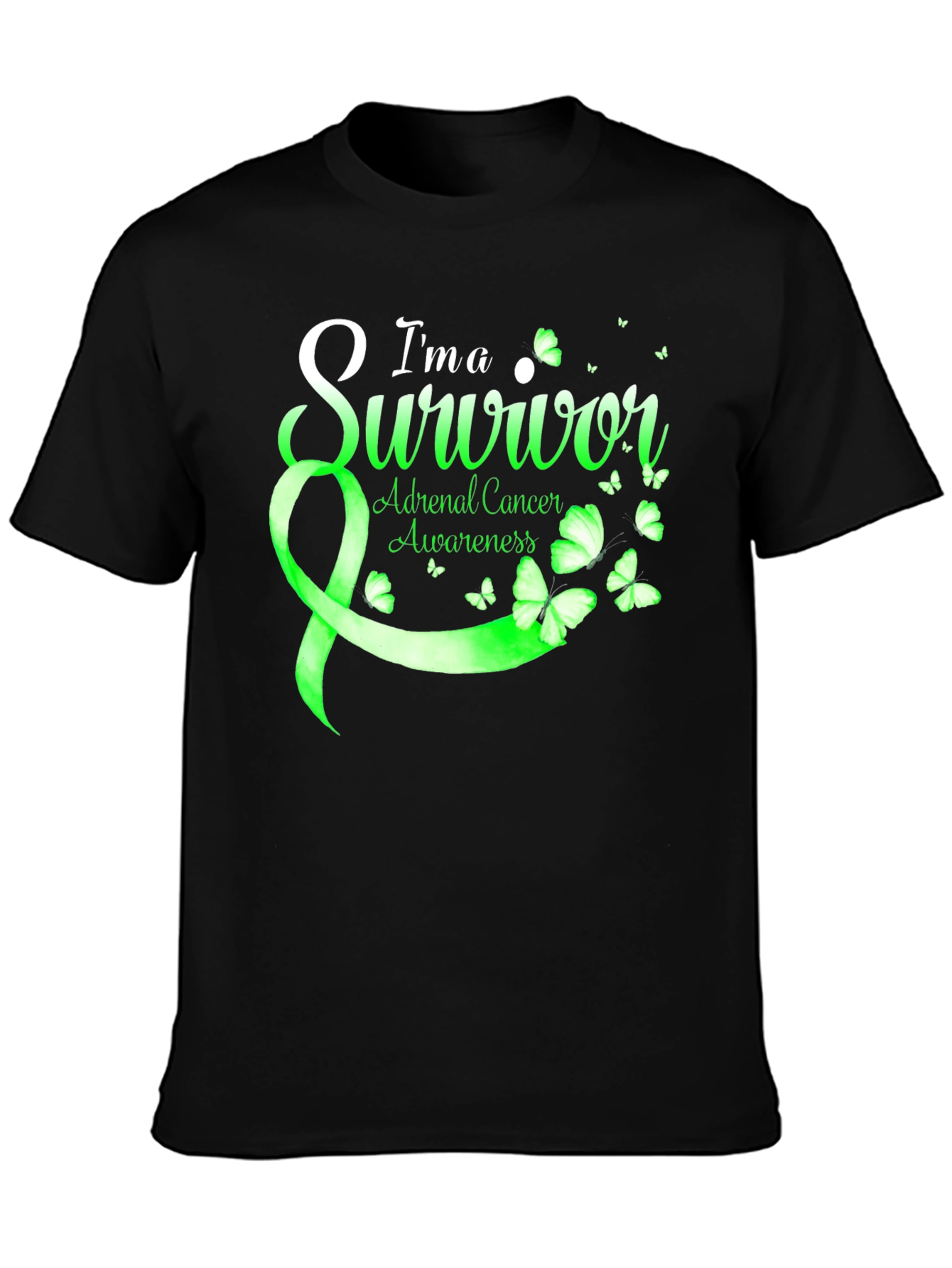 Adrenal Cancer Awareness Survivor T-Shirt