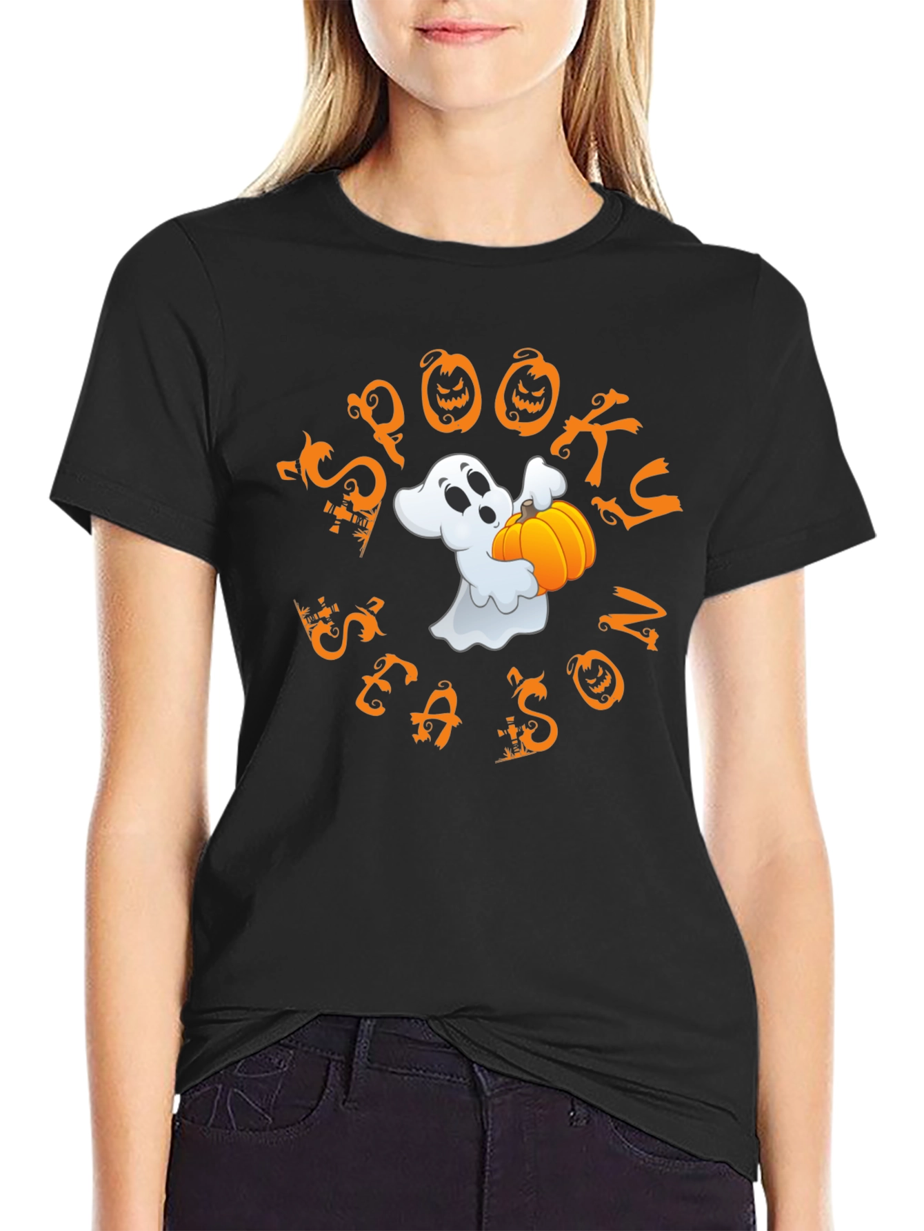 Spooky Season Halloween Graphic T-Shirt