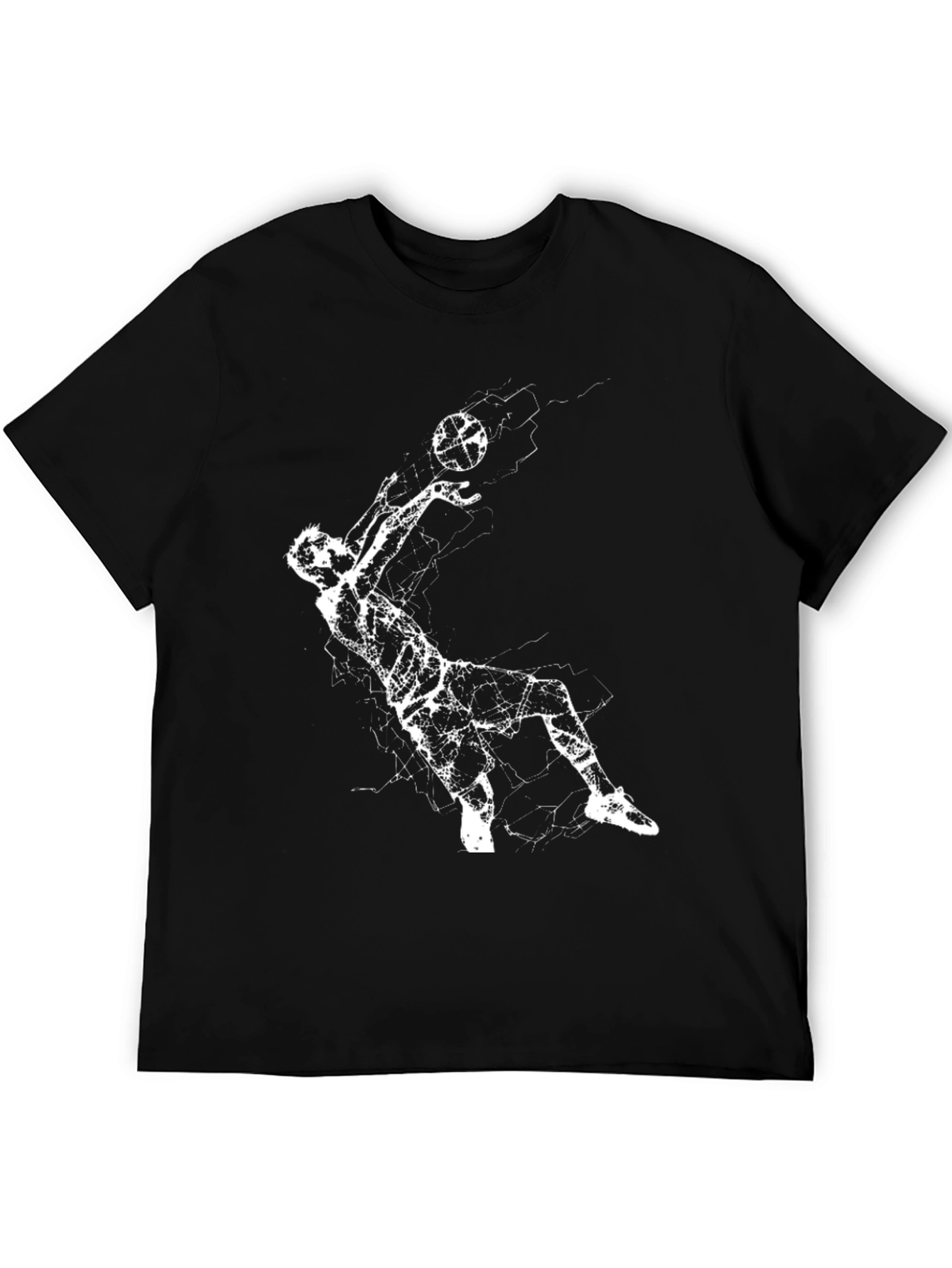 Abstract Volleyball Player T-Shirt