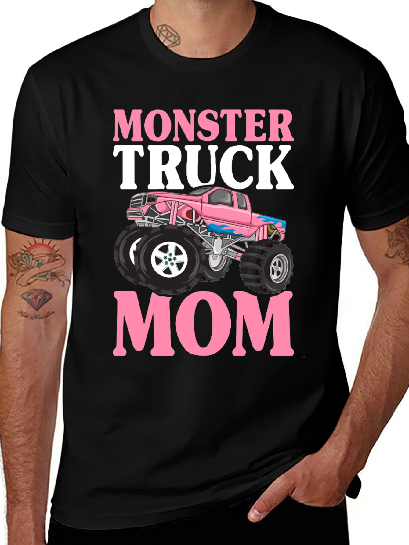 Monster Truck Mom Graphic T-Shirt