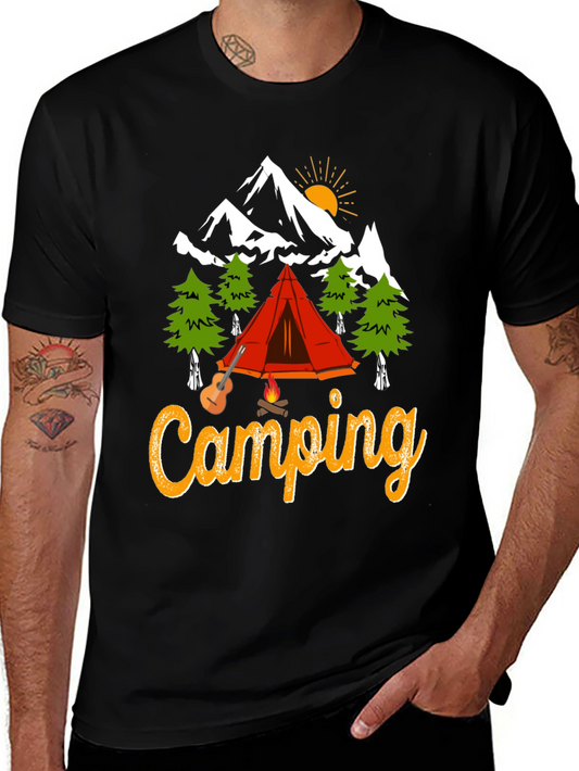 Camping Adventure Graphic T-Shirt