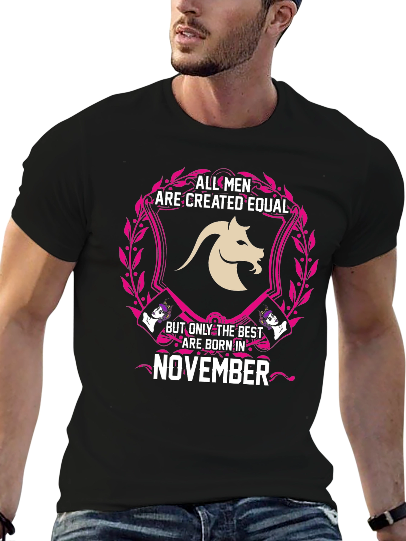 November Zodiac Capricorn Graphic T-Shirt