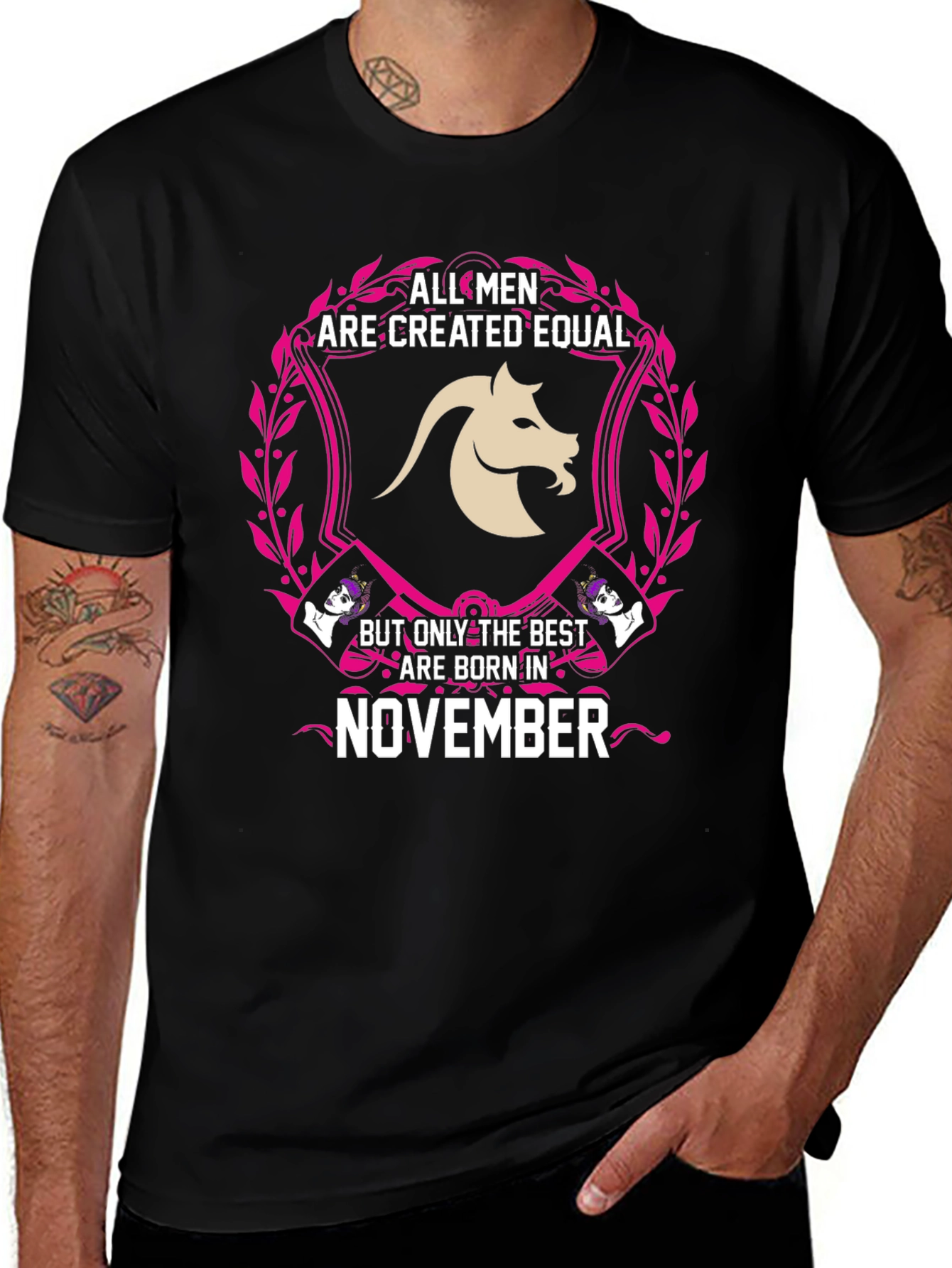 November Zodiac Capricorn Graphic T-Shirt
