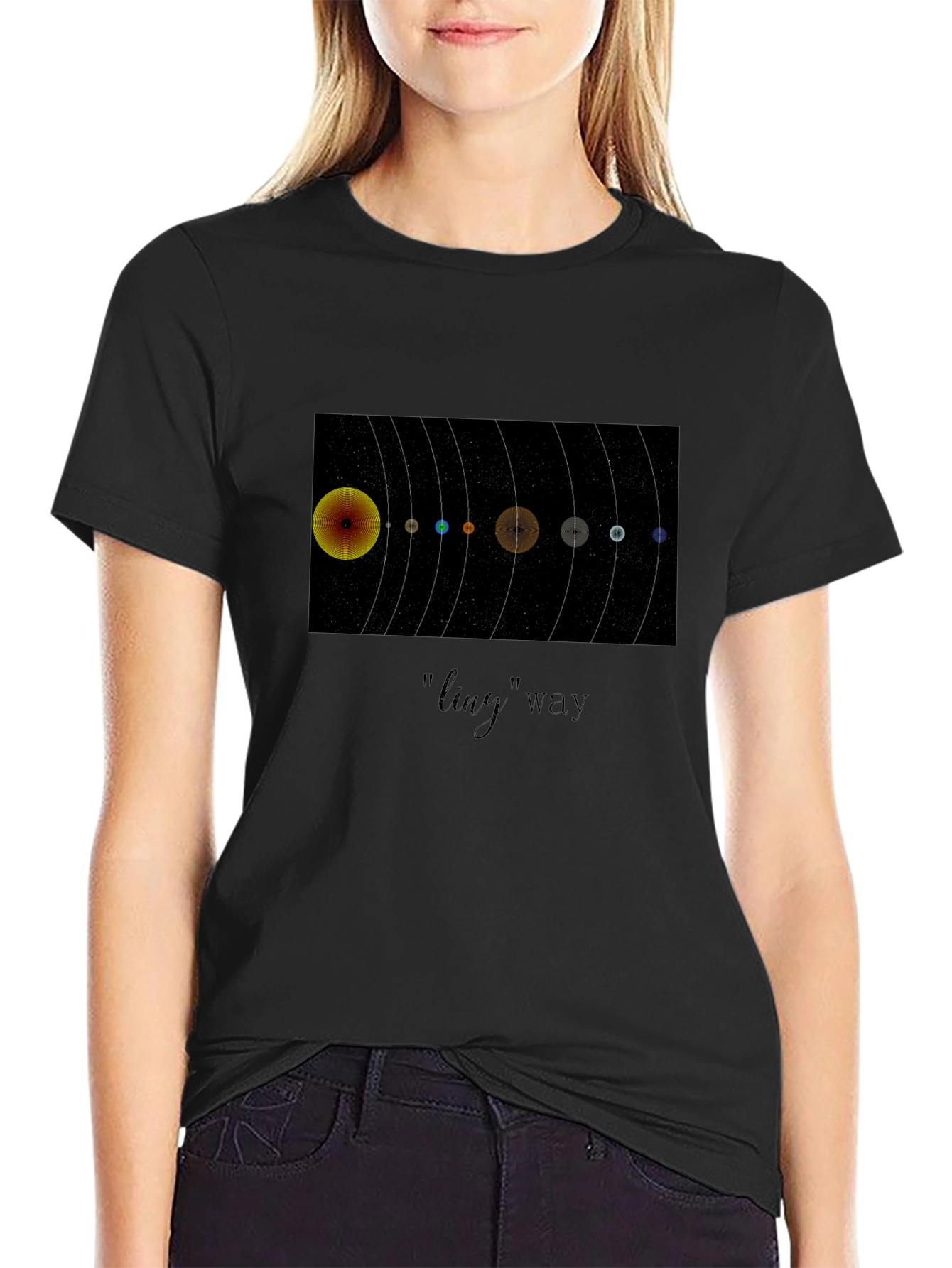 Solar System Graphic Tee - Ling Way