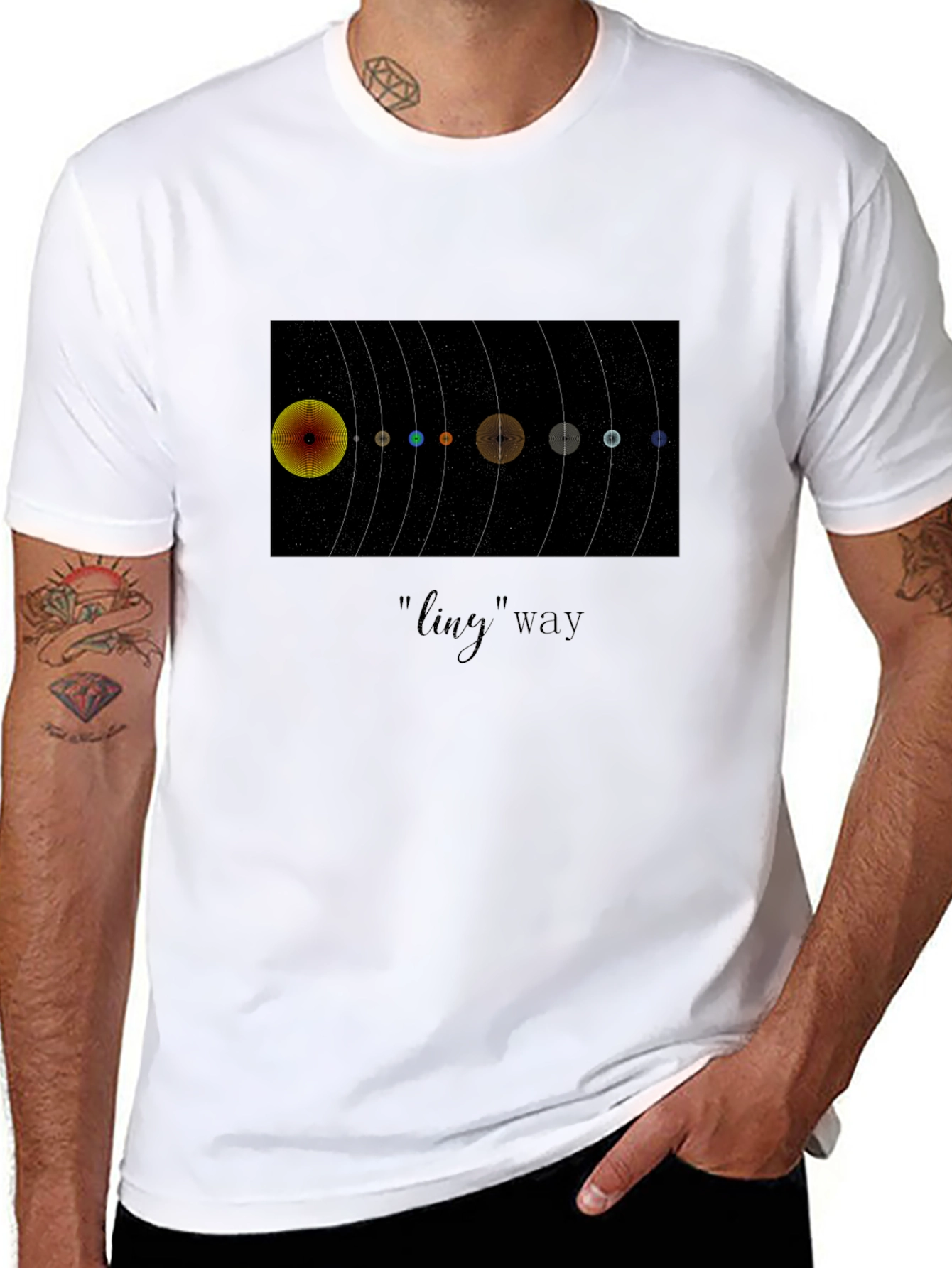 Solar System Graphic Tee - Ling Way