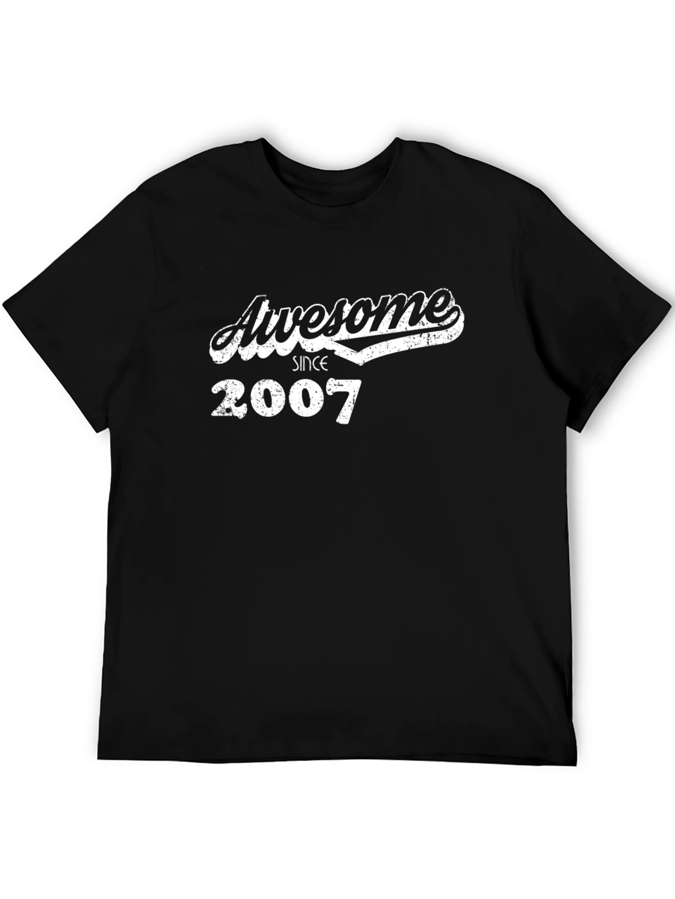 Awesome Since 2007 Black T-Shirt