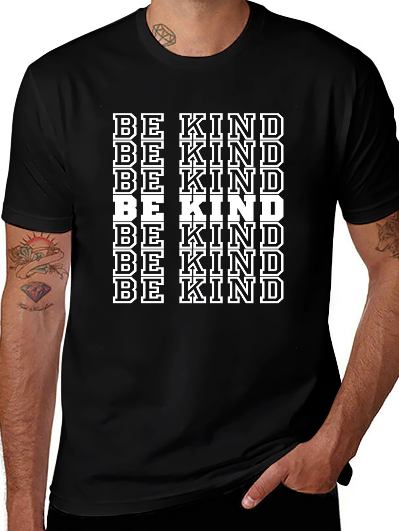 Be Kind Graphic Tee - Trendy Black T-Shirt