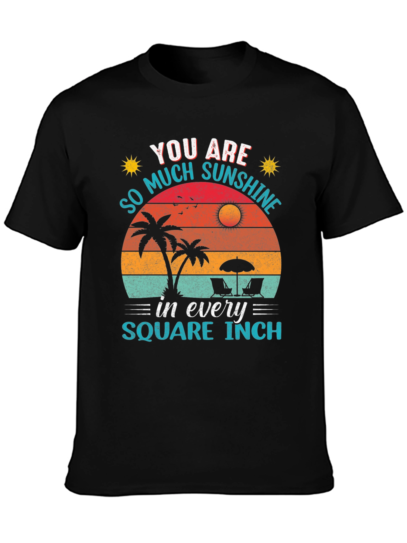 Sunshine Graphic Tee - Beach Vibes T-Shirt