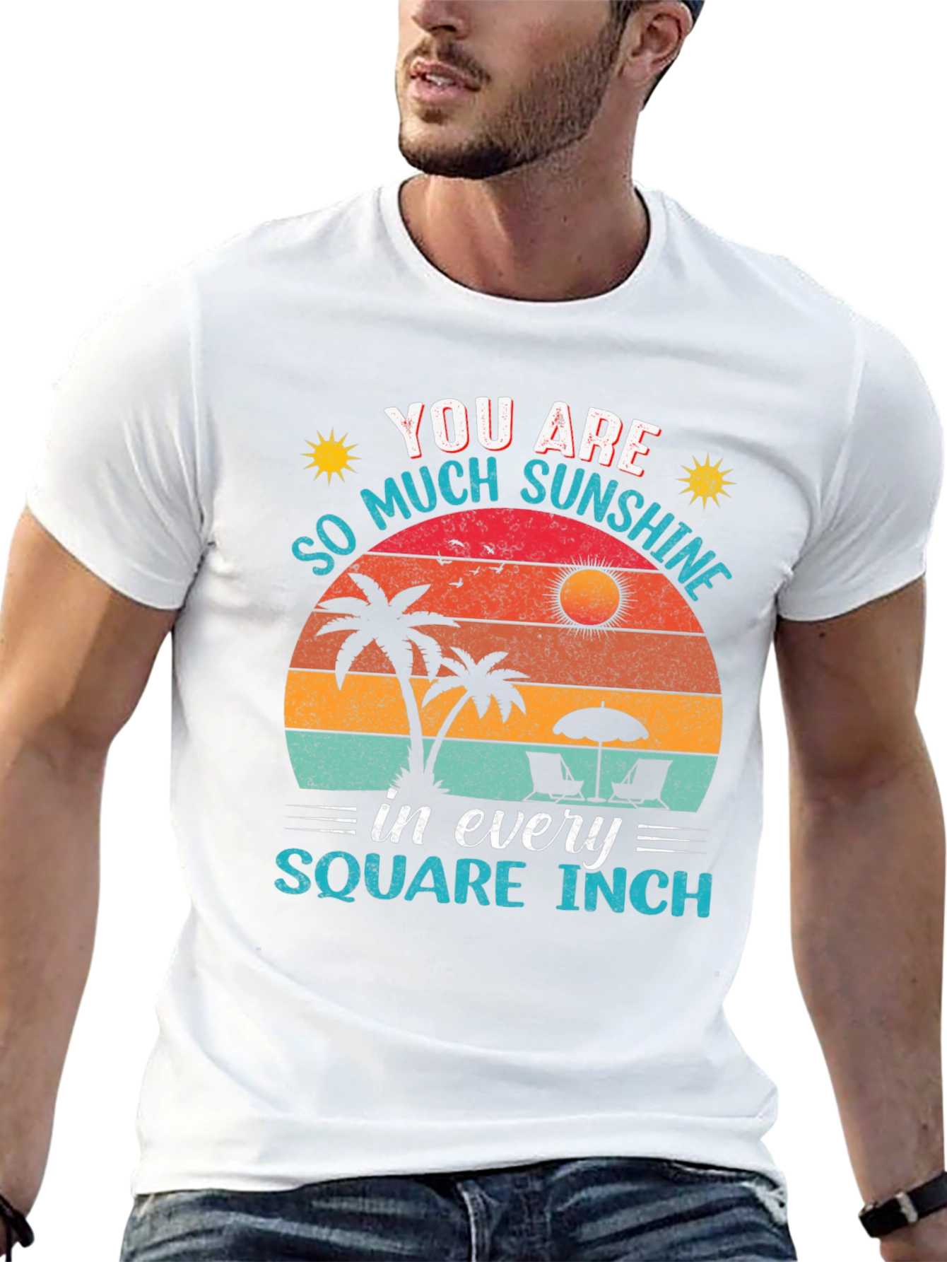 Sunshine Graphic Tee - Beach Vibes T-Shirt