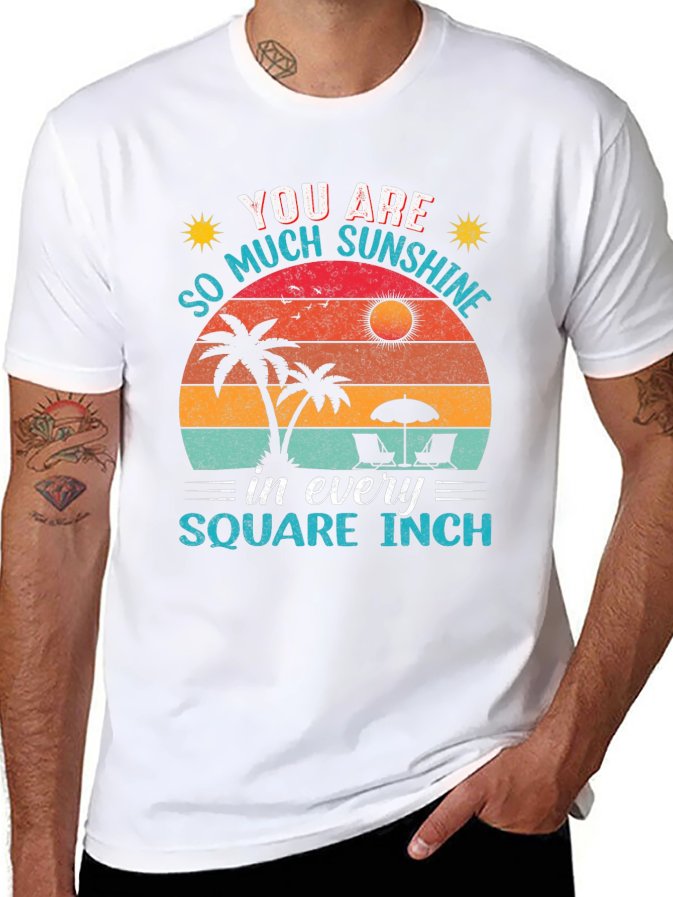 Sunshine Graphic Tee - Beach Vibes T-Shirt
