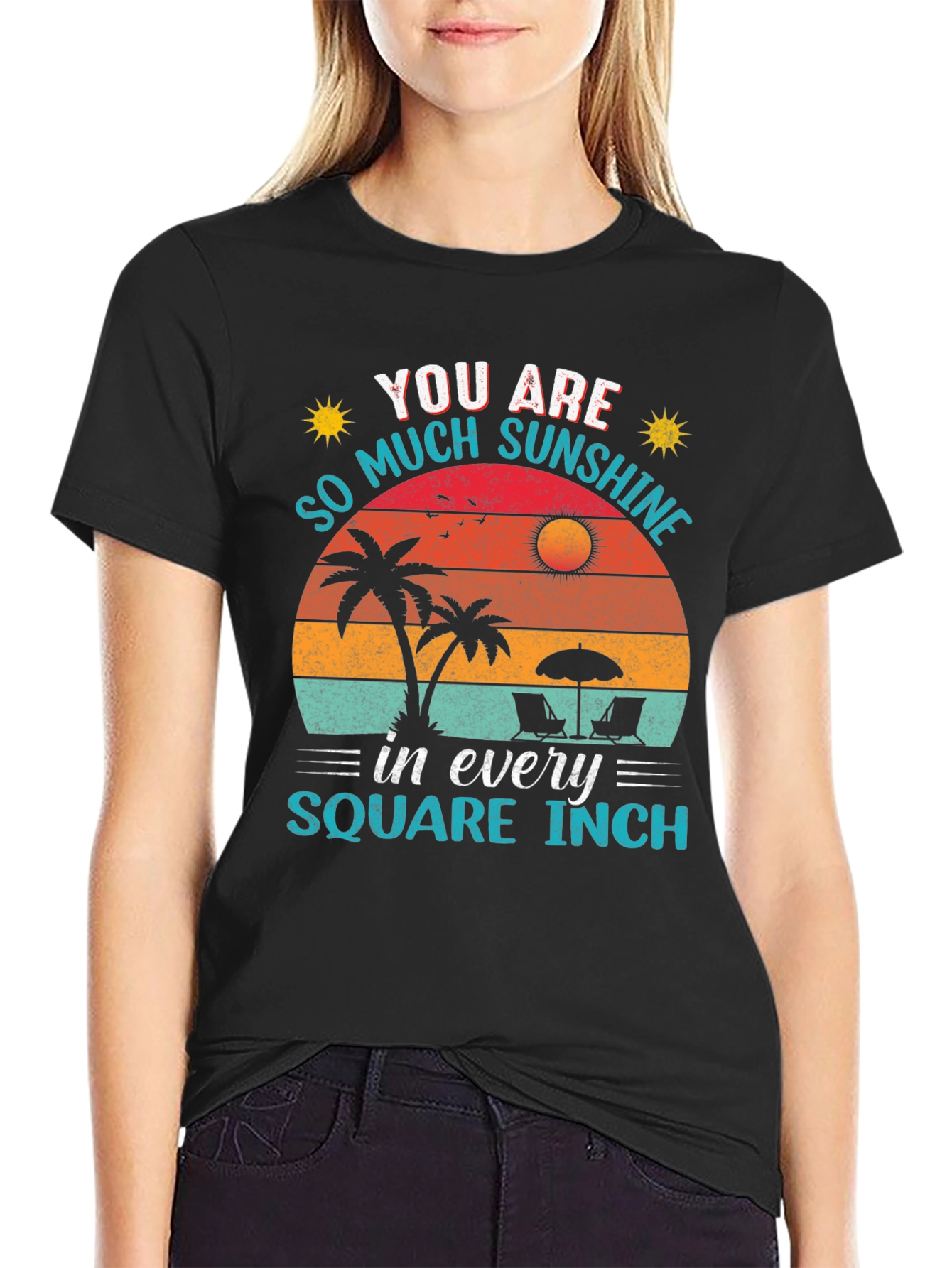 Sunshine Graphic Tee - Beach Vibes T-Shirt