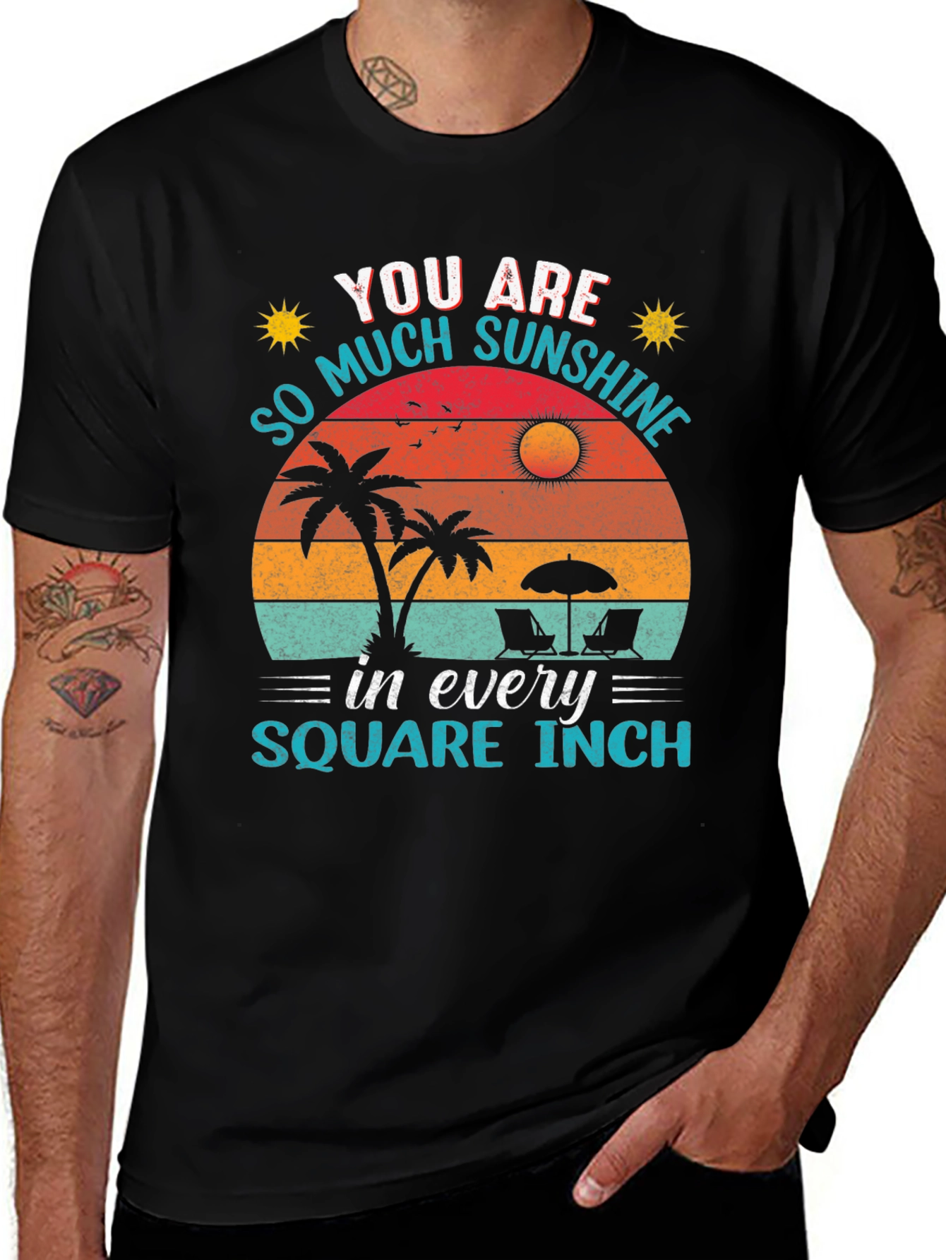 Sunshine Graphic Tee - Beach Vibes T-Shirt