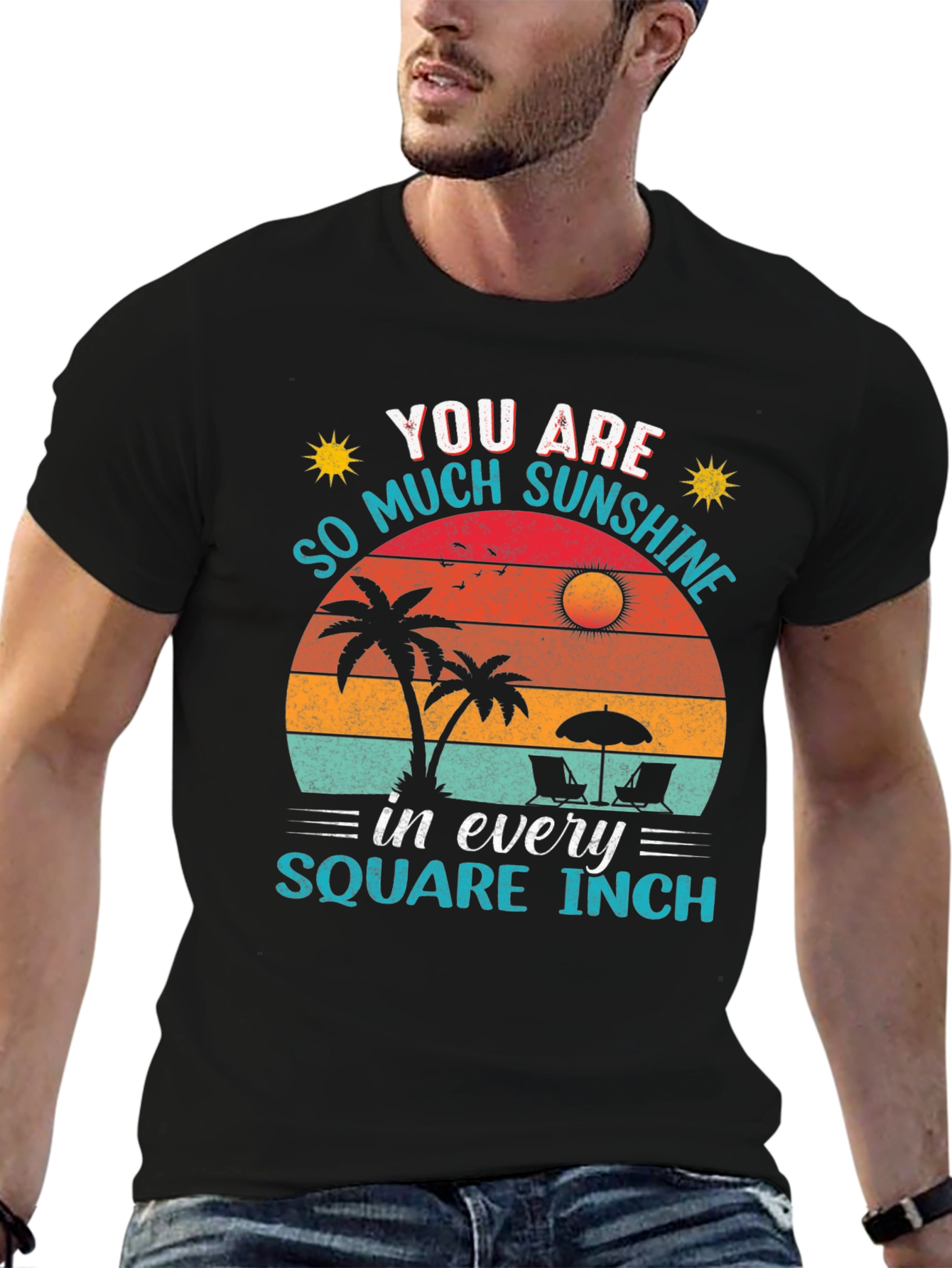 Sunshine Graphic Tee - Beach Vibes T-Shirt