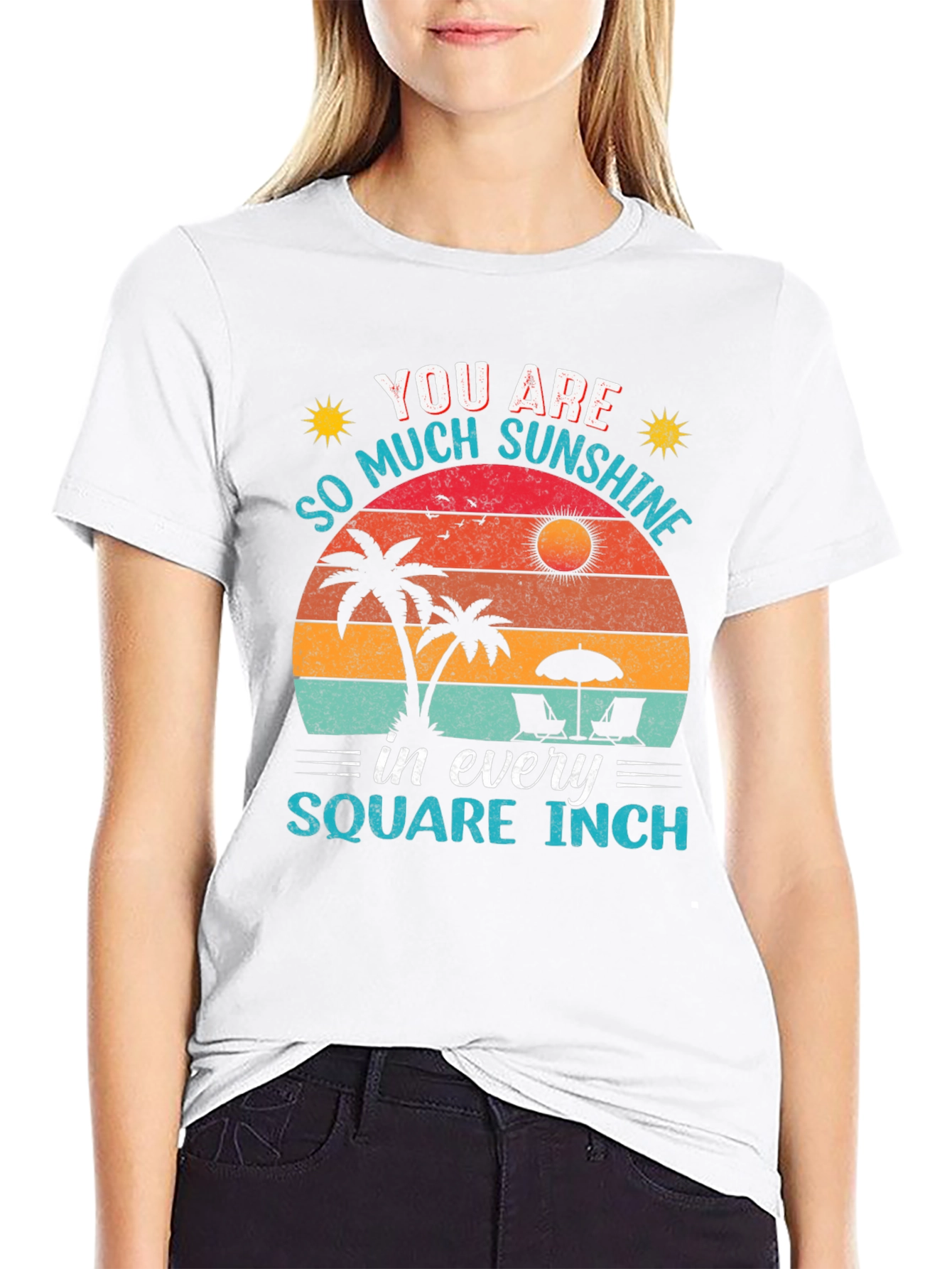 Sunshine Graphic Tee - Beach Vibes T-Shirt