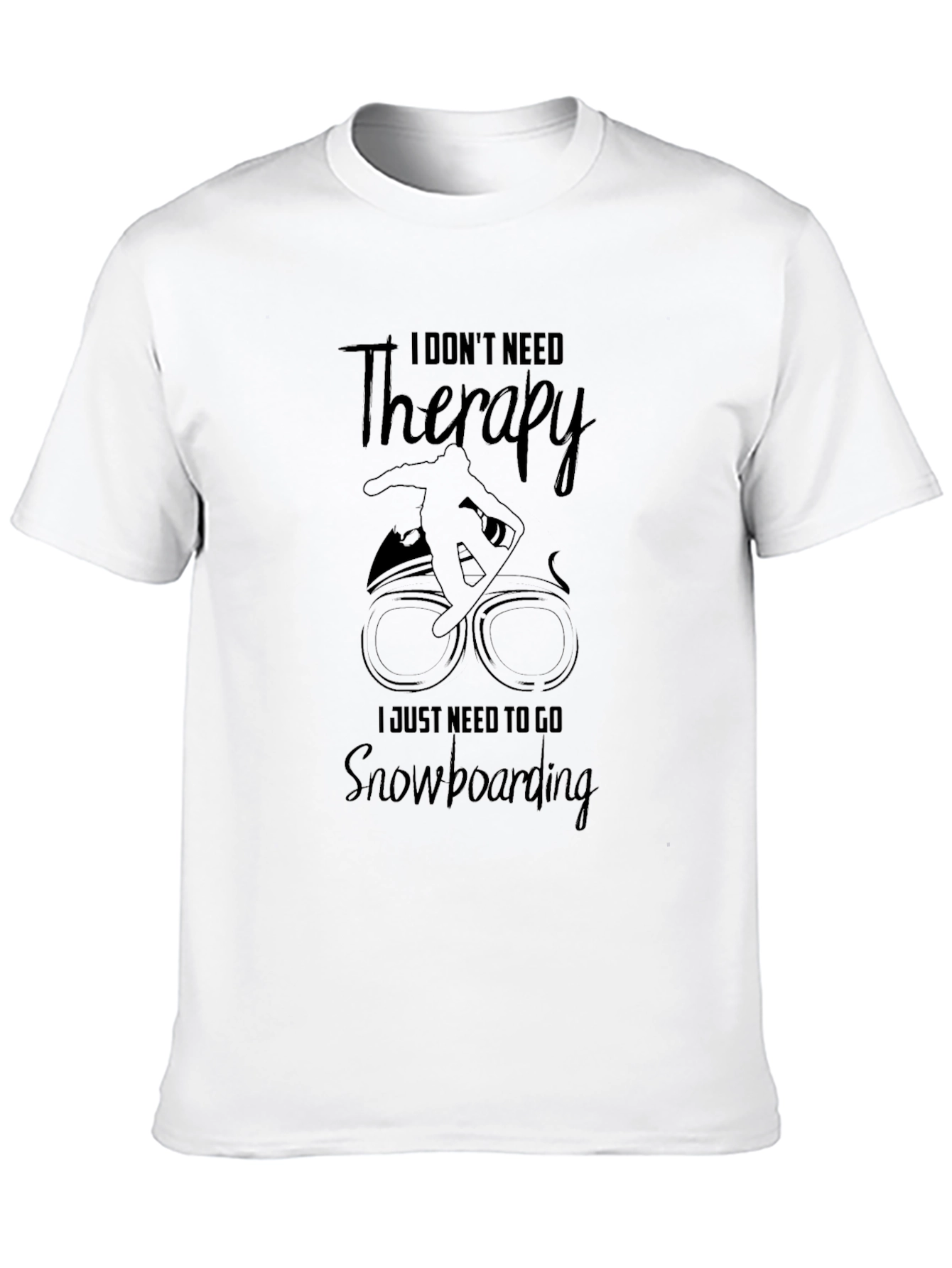 Snowboarding Therapy T-Shirt