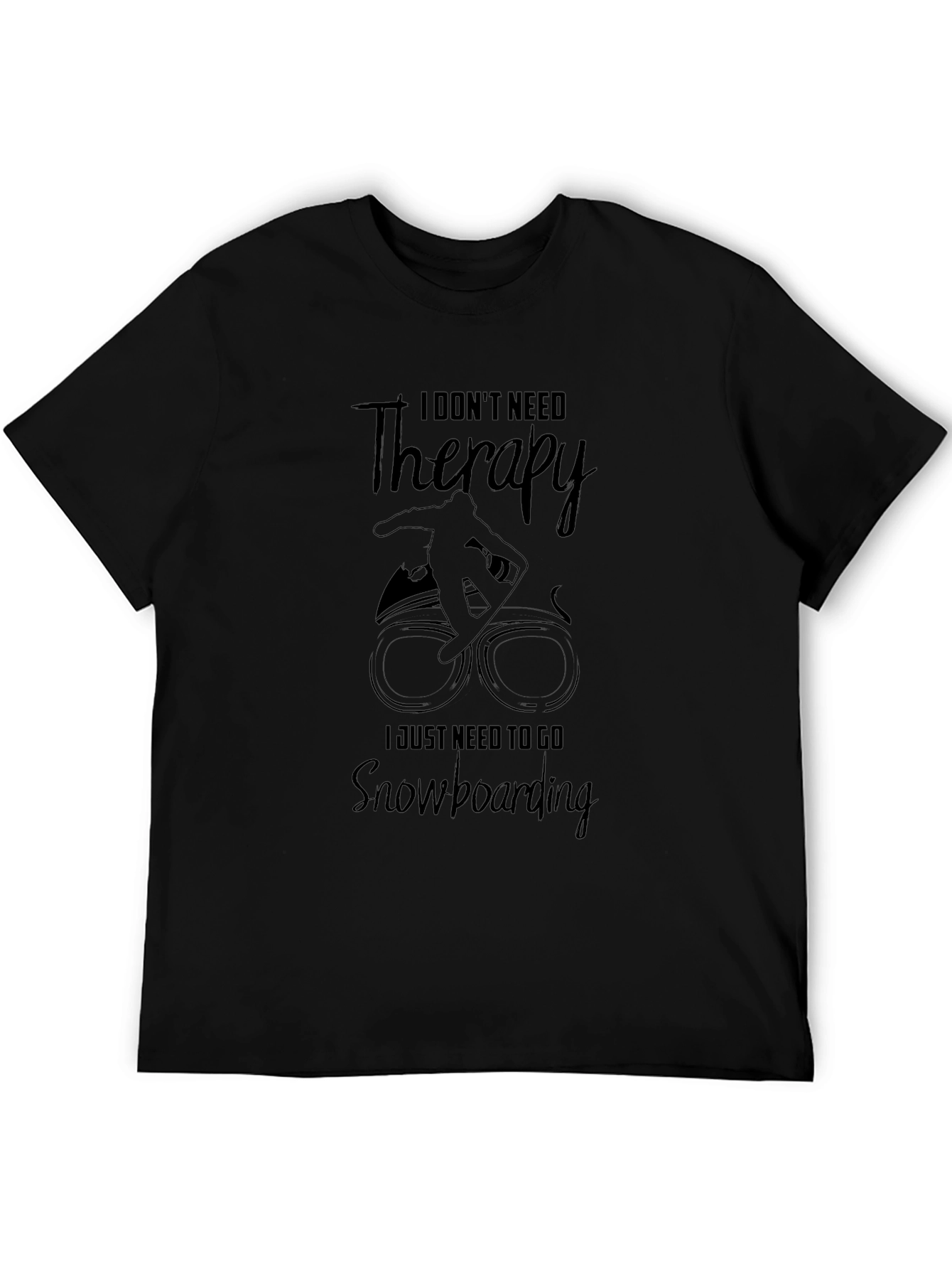 Snowboarding Therapy T-Shirt