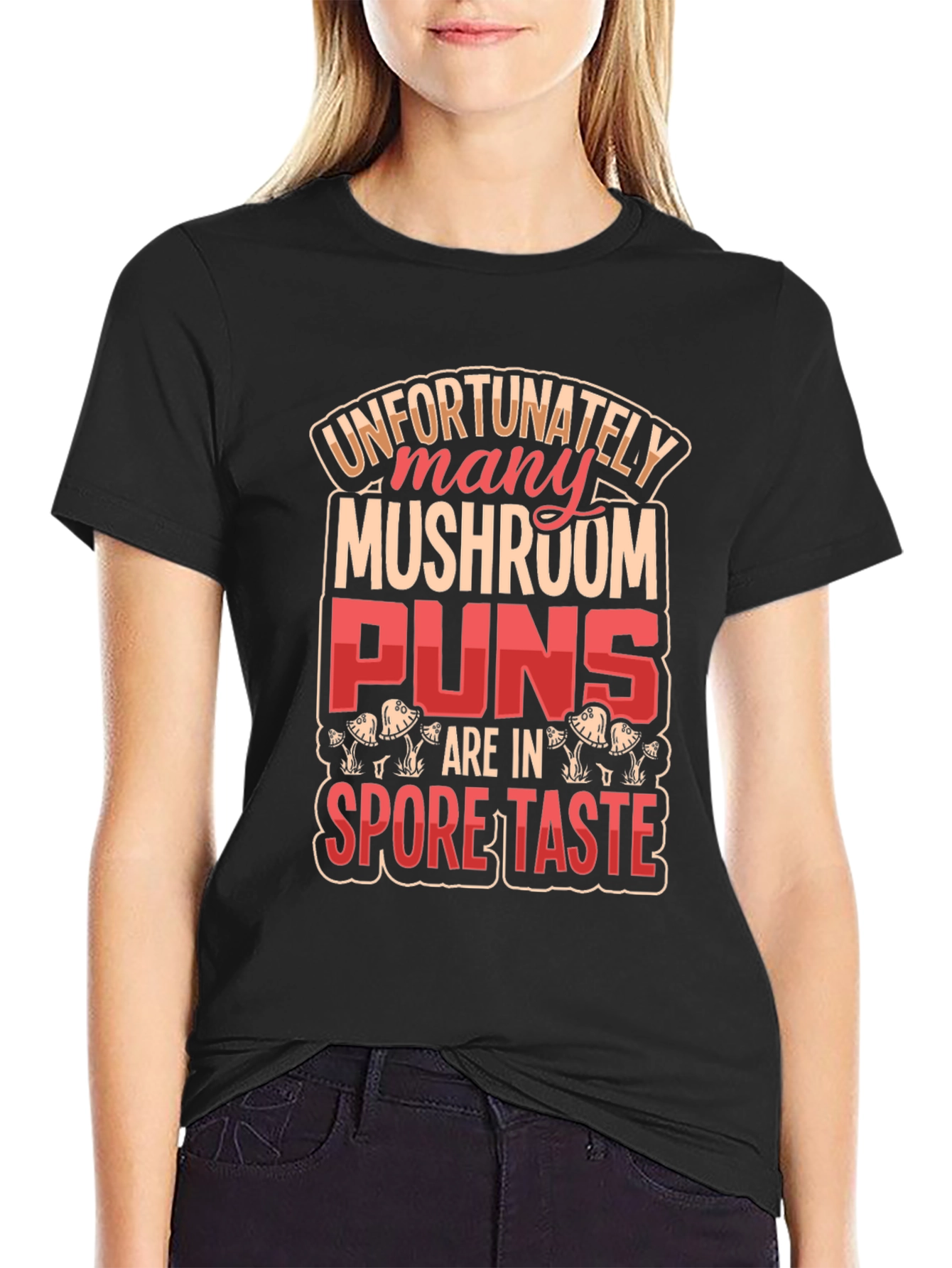 Mushroom Pun T-Shirt: Spore Taste Design