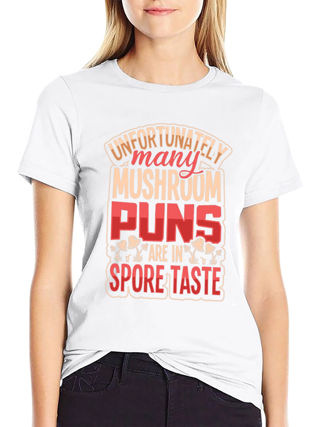 Mushroom Pun T-Shirt: Spore Taste Design