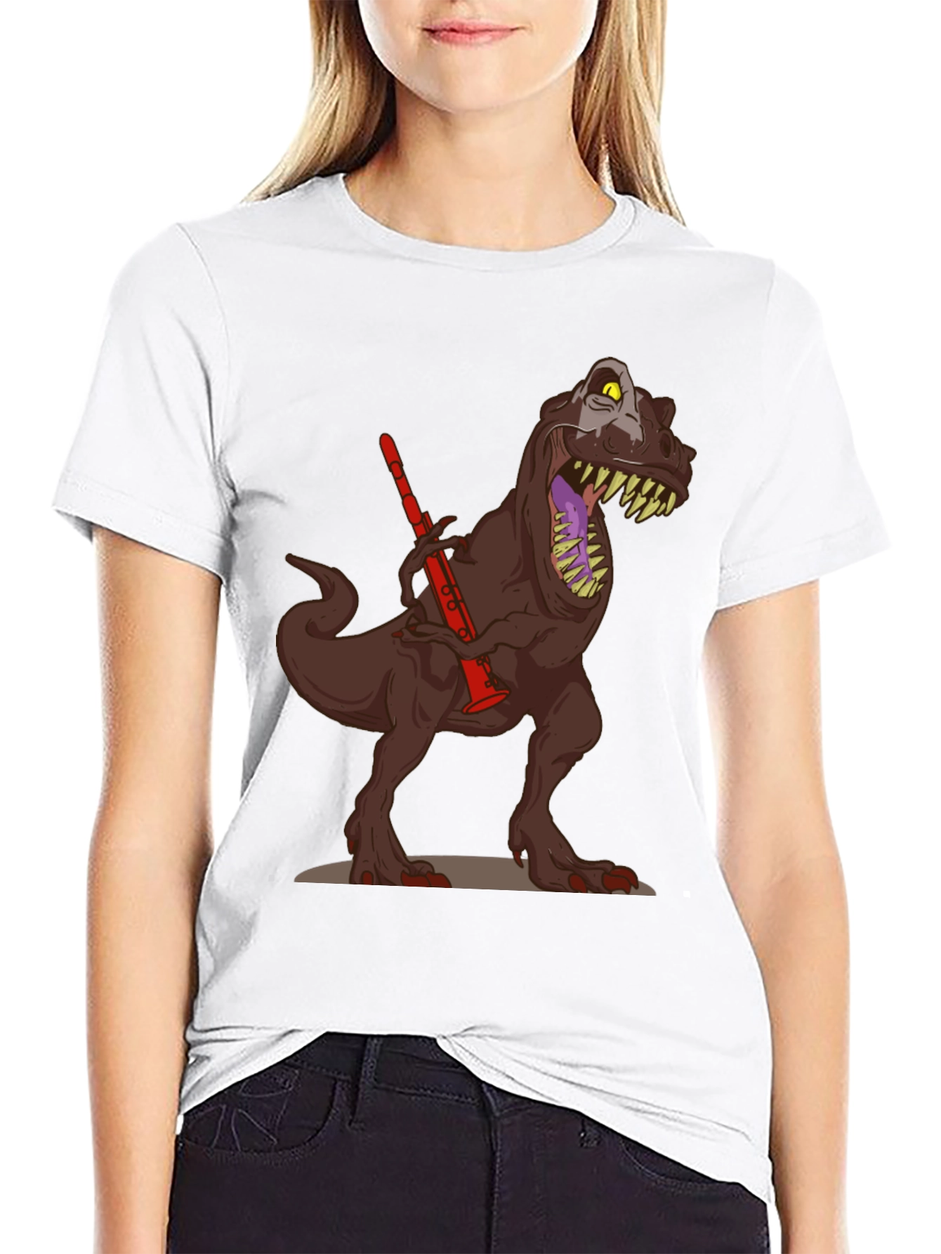Dino Clarinet Black T-Shirt