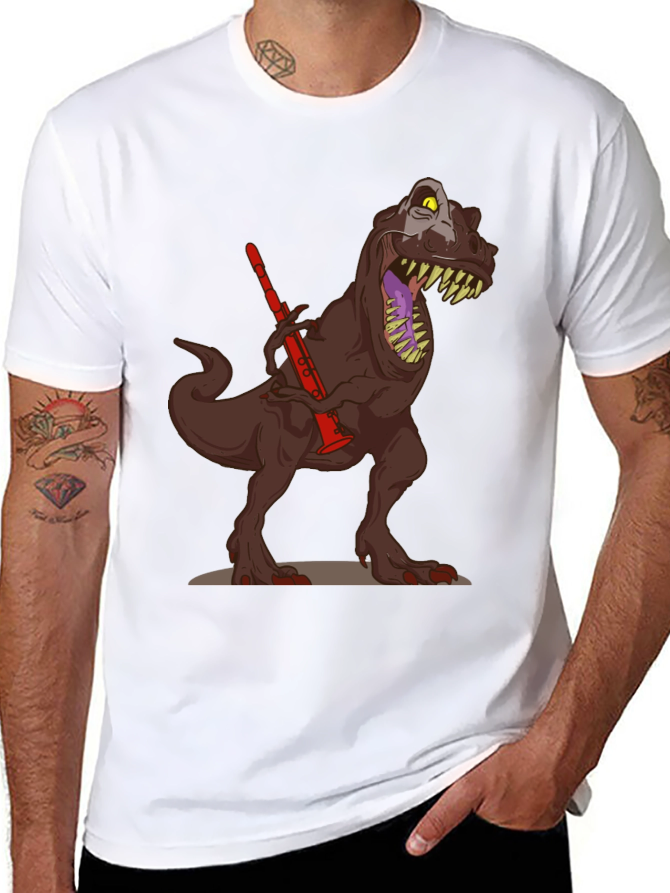 Dino Clarinet Black T-Shirt