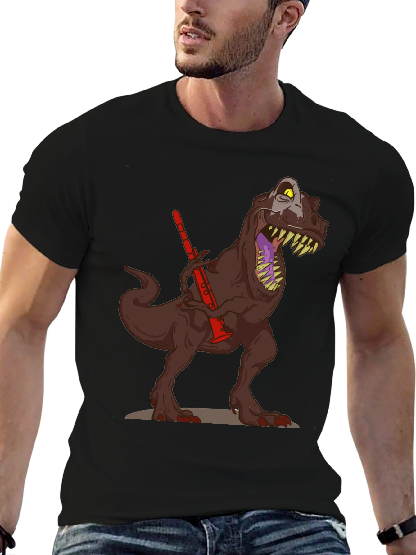 Dino Clarinet Black T-Shirt