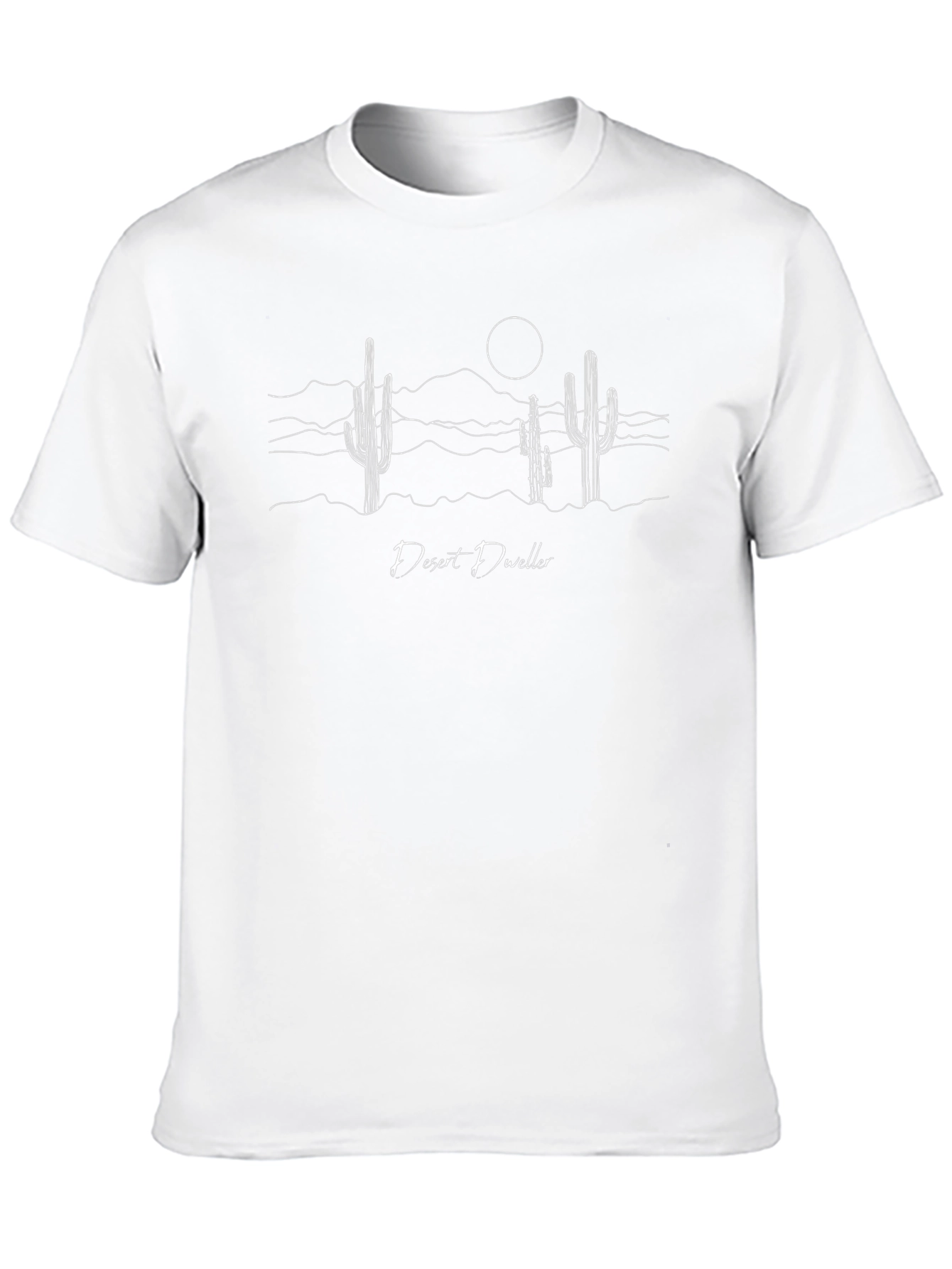 Desert Dweller Black T-Shirt - Cactus Graphic Tee