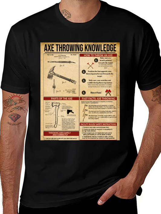 Axe Throwing Knowledge T-Shirt