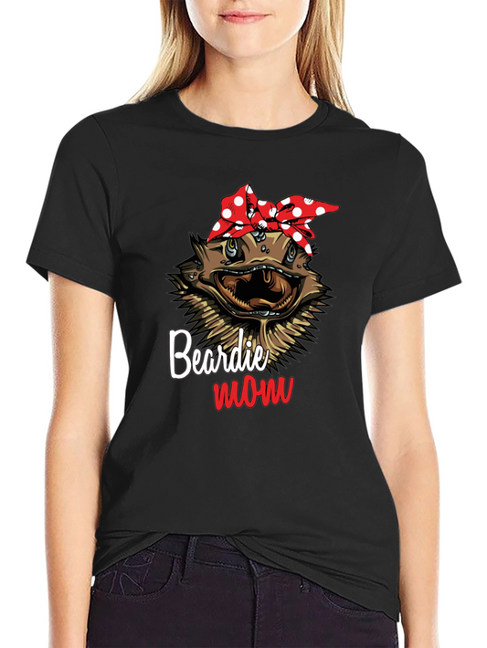 Beardie Mom T-Shirt - Reptile Lover Tee