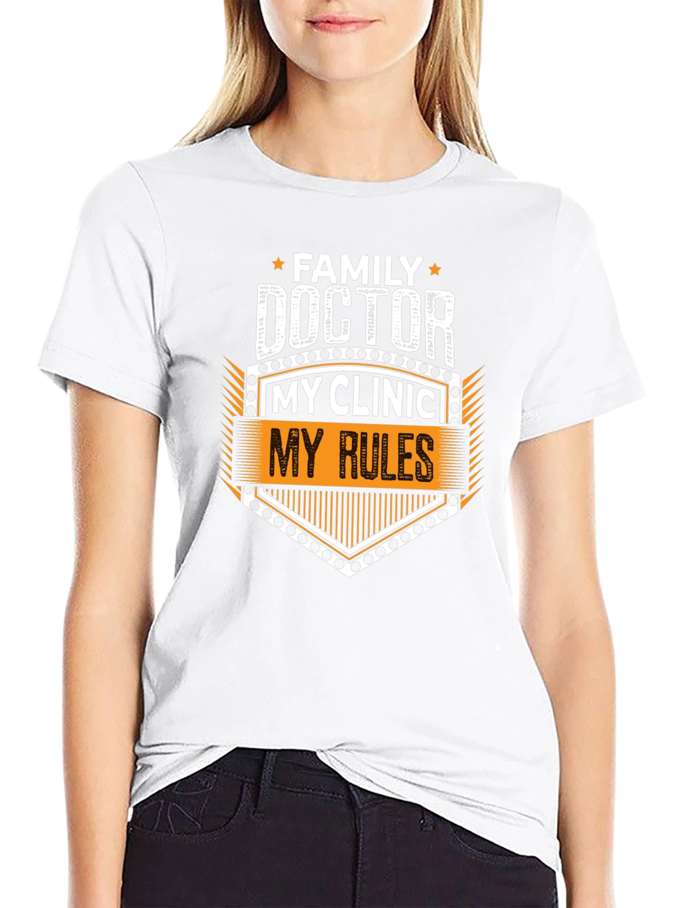 Family Doctor My Clinic My Rules Graphic Tee