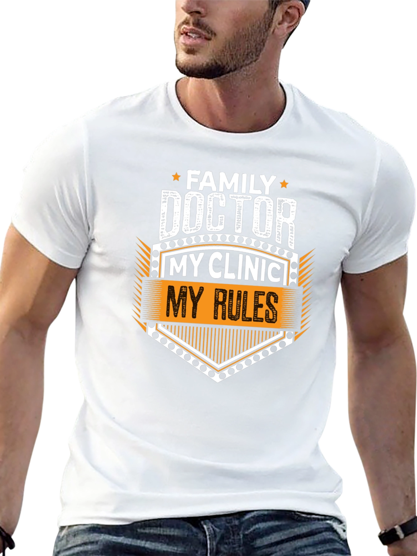 Family Doctor My Clinic My Rules Graphic Tee
