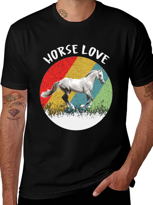 Horse Love T-Shirt - Retro Style Tee
