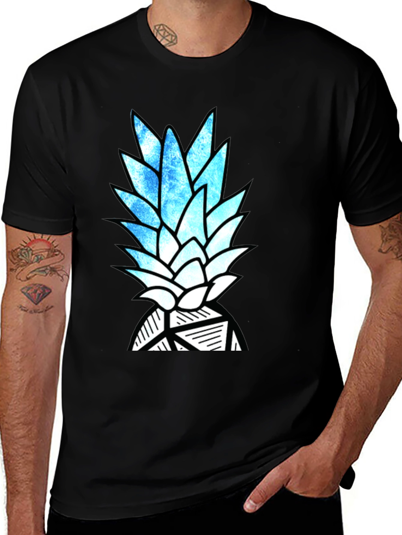 Tropical Pineapple Graphic Tee - Cool Summer Vibes!