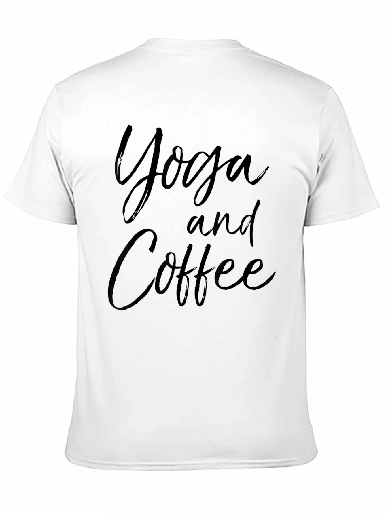 Yoga and Coffee Graphic Tee - Casual Comfort