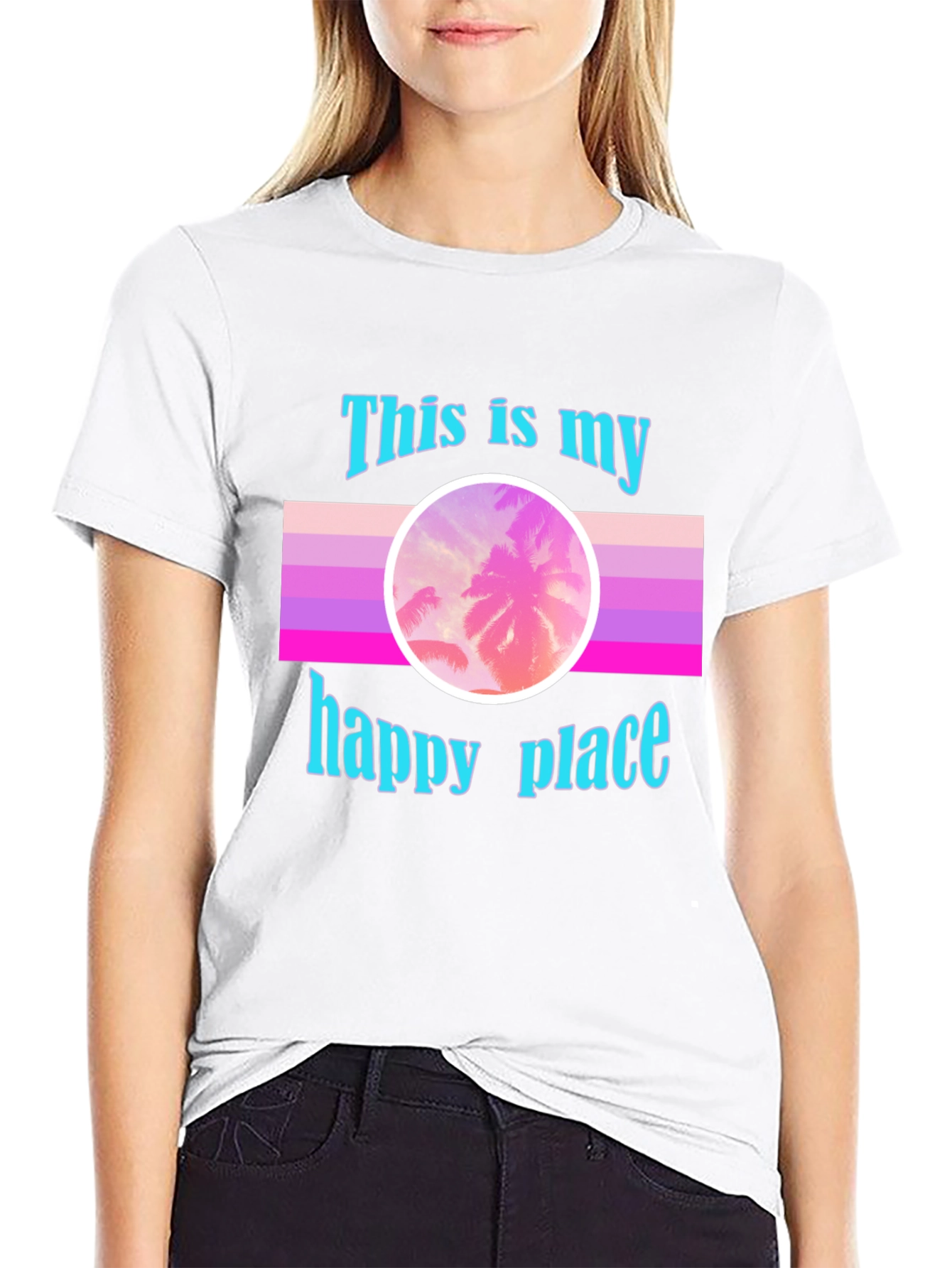 My Happy Place Palm Sunset T-Shirt