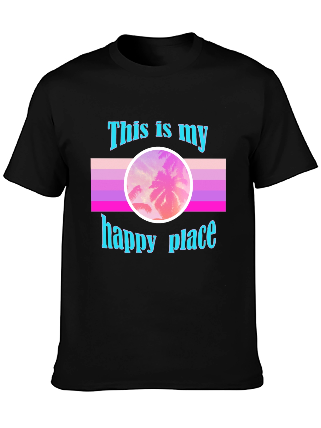 My Happy Place Palm Sunset T-Shirt