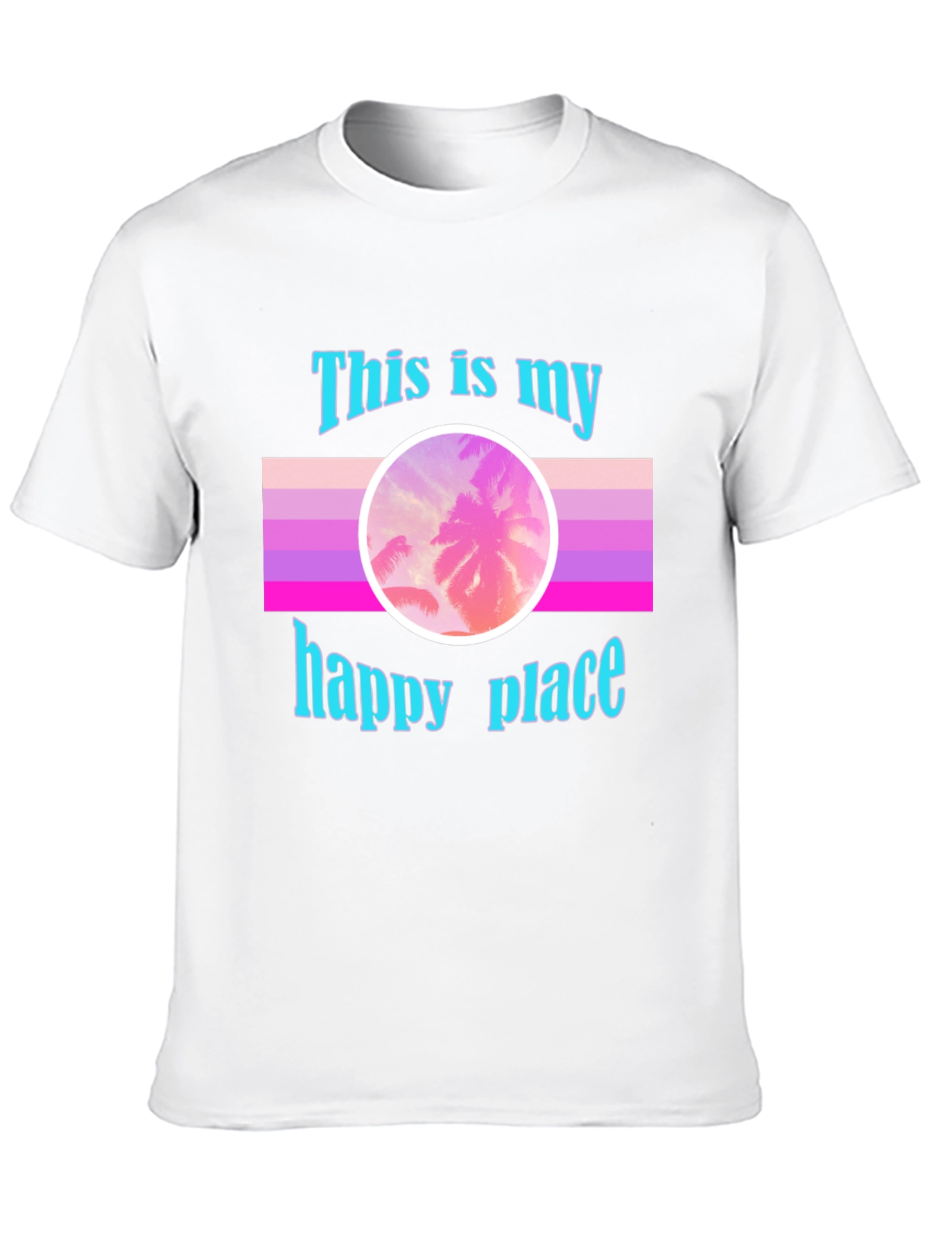 My Happy Place Palm Sunset T-Shirt