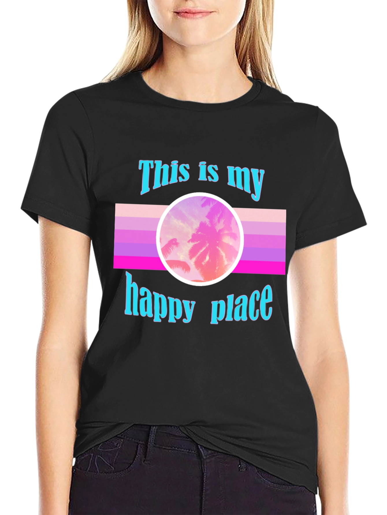 My Happy Place Palm Sunset T-Shirt