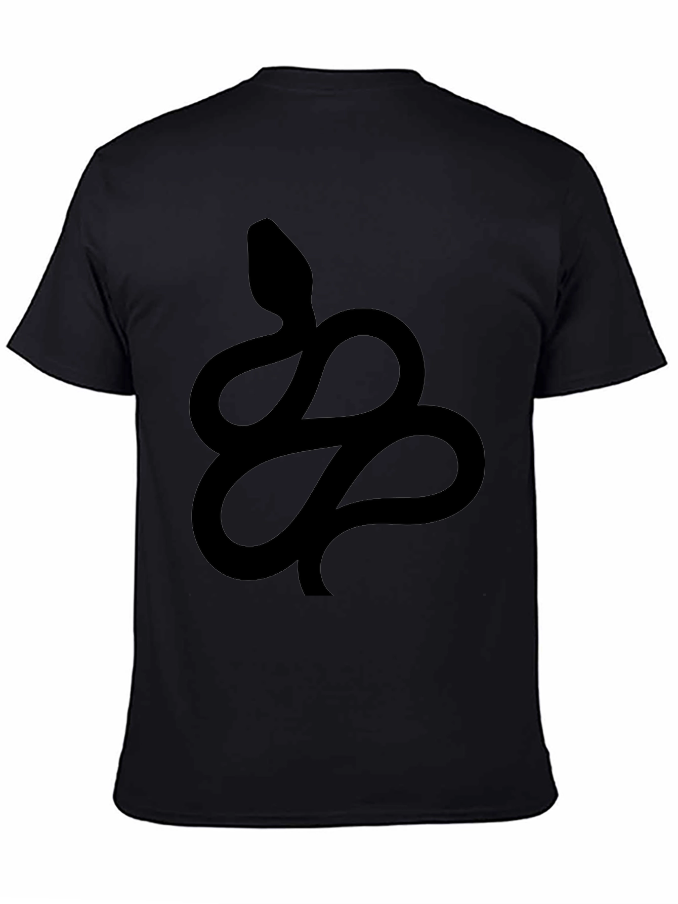 Snake Graphic Black T-Shirt