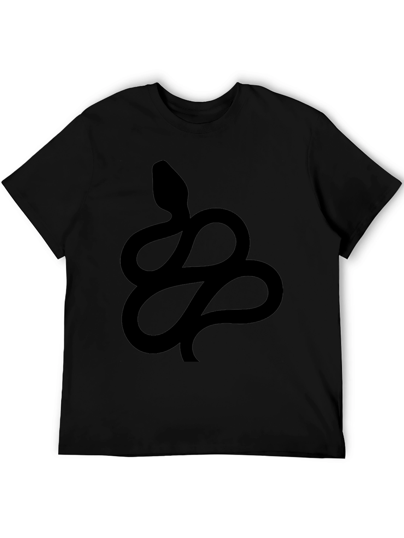 Snake Graphic Black T-Shirt