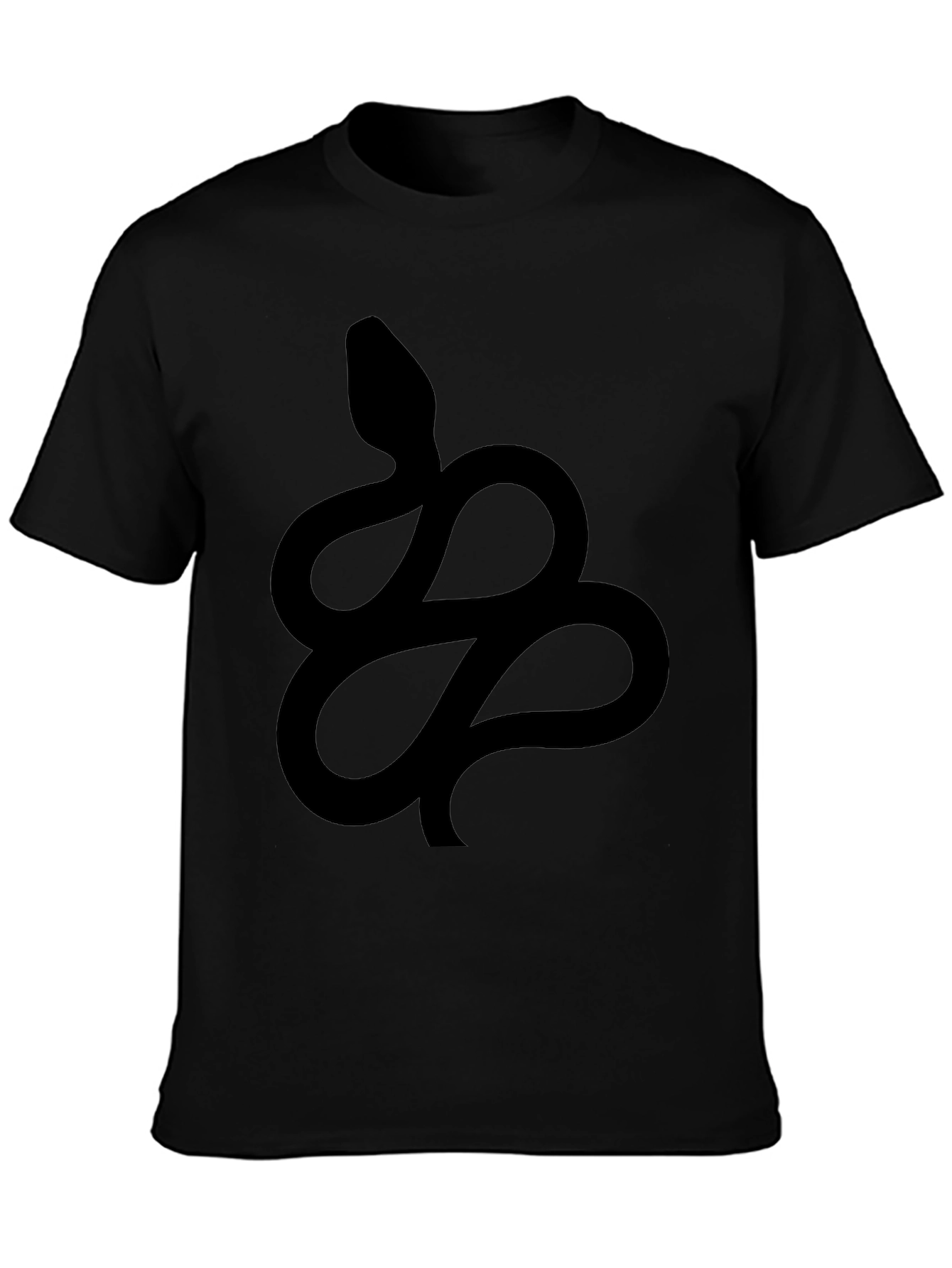 Snake Graphic Black T-Shirt