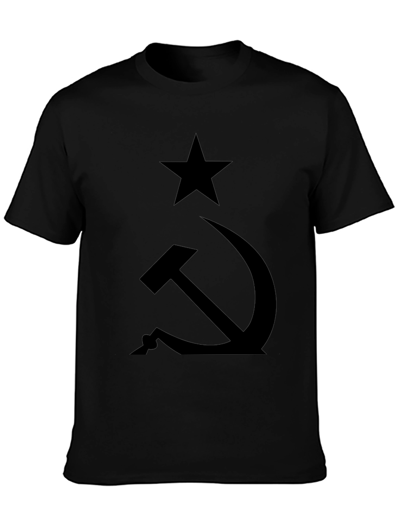 Hammer & Sickle Black T-Shirt - Classic Communist Symbol