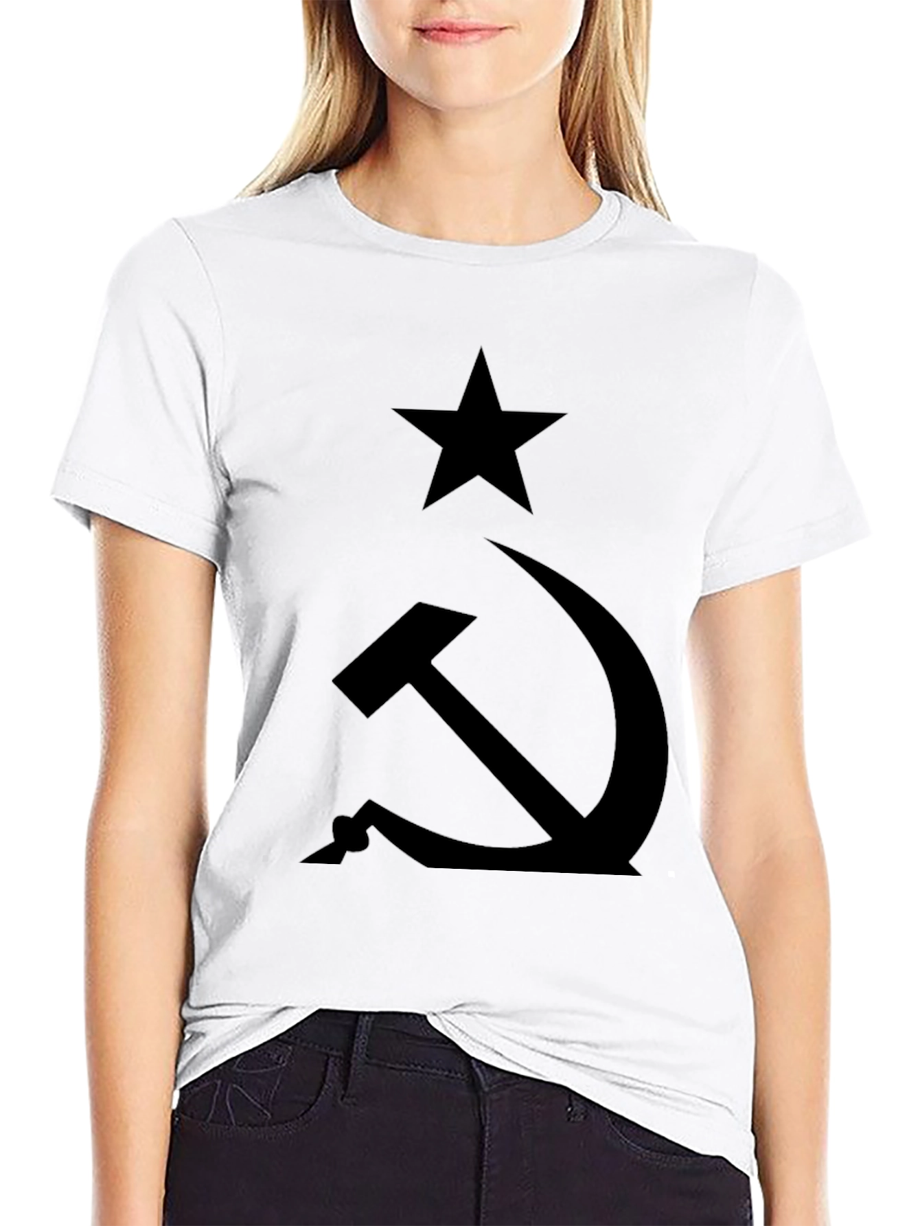 Hammer & Sickle Black T-Shirt - Classic Communist Symbol