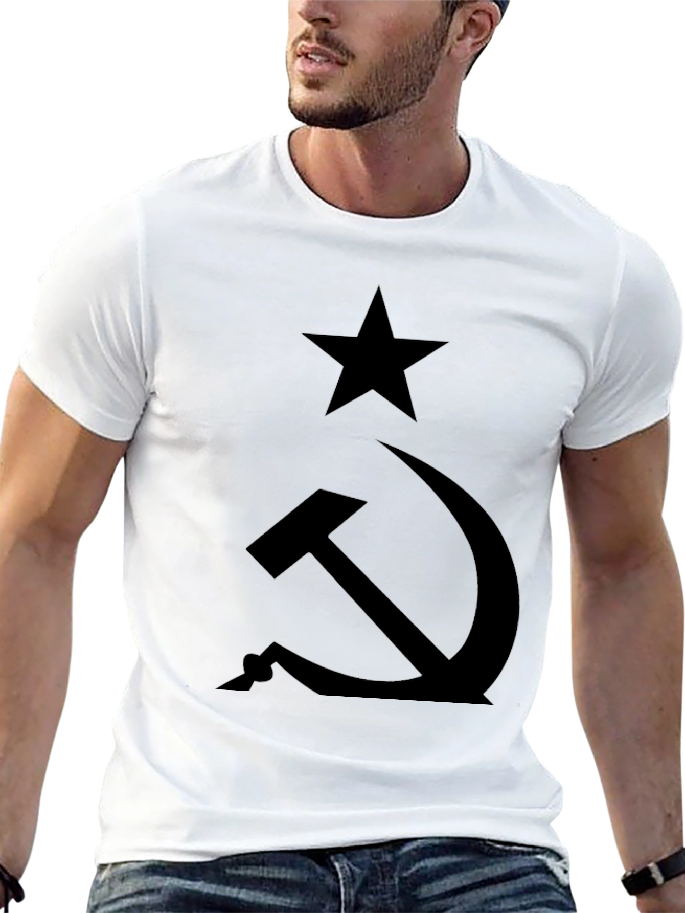 Hammer & Sickle Black T-Shirt - Classic Communist Symbol